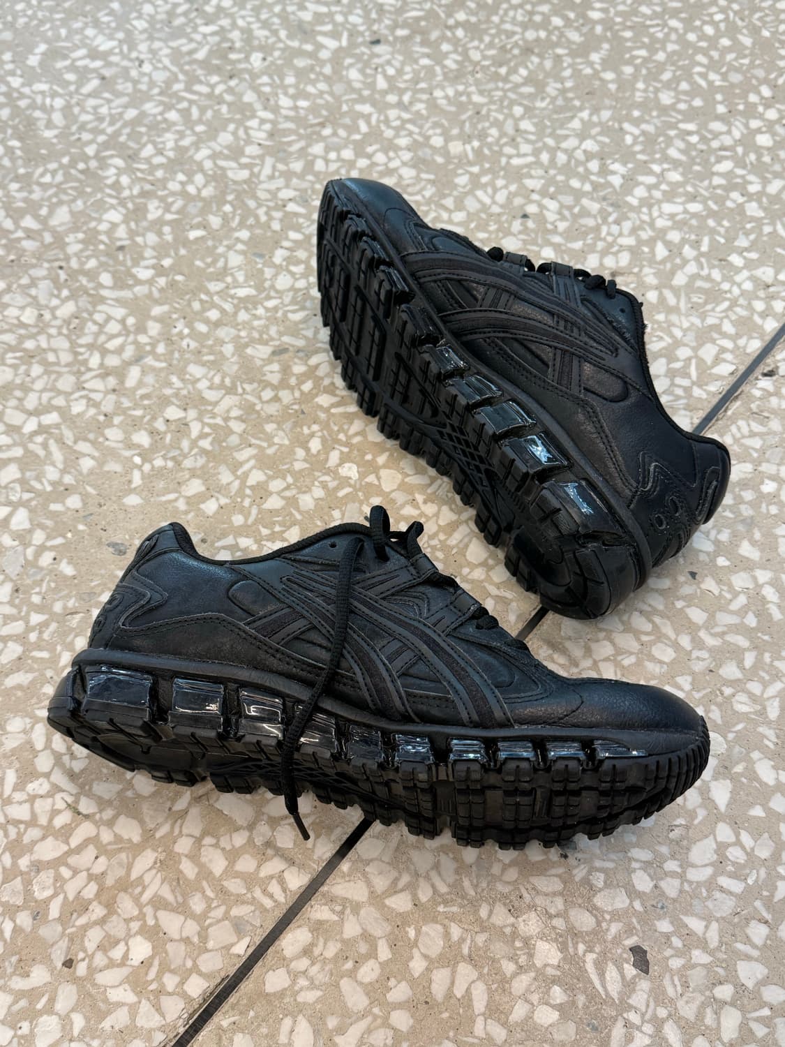 Asics Gel Kayano 5 360 All Black Leather 상품이미지5