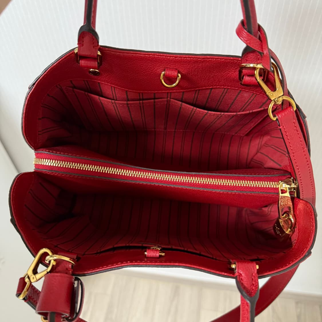 루이비통 몽테뉴 알프렝뜨 mm 레드 상품이미지6