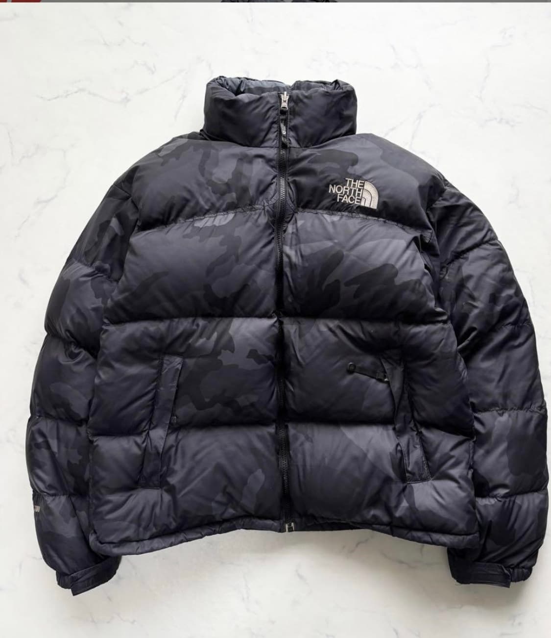 노스페이스 센터로고 카모 L눕시 상품이미지1