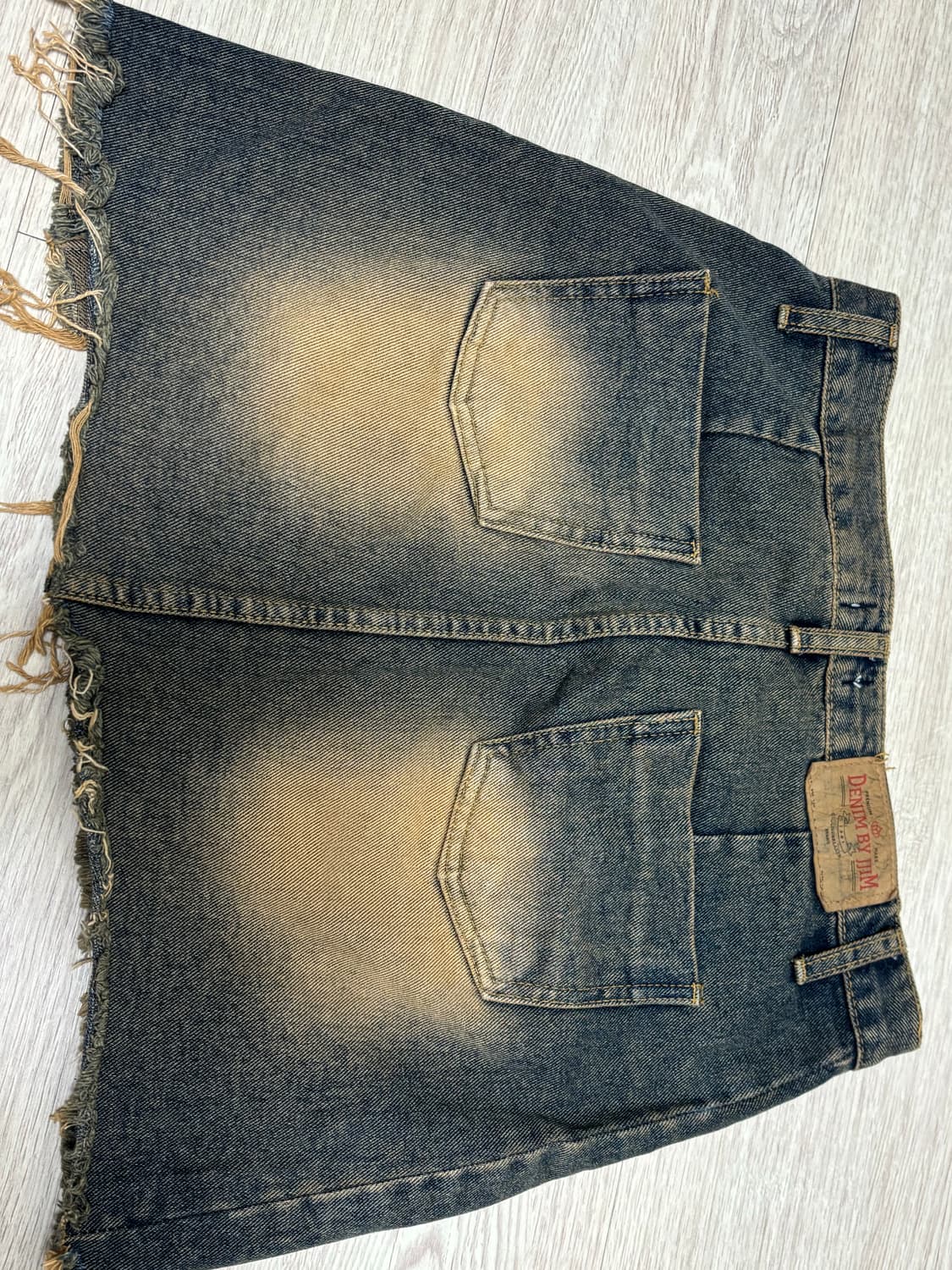 빈티지 워싱 데님 스커트 상품이미지2