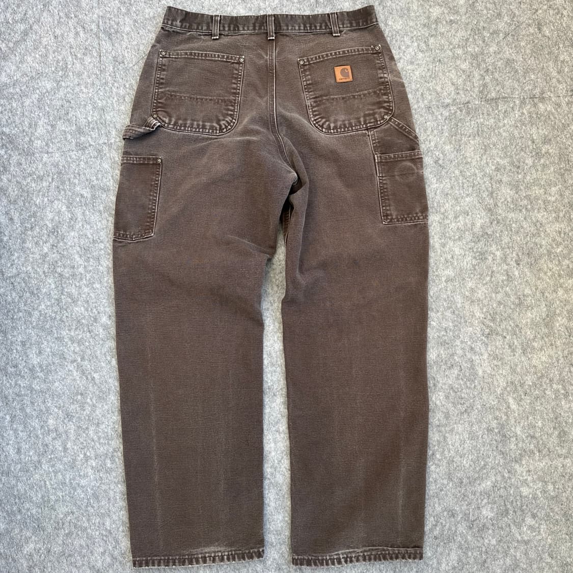 2017 칼하트 B136 DKB 브라운 더블니 카펜더 팬츠 상품이미지4