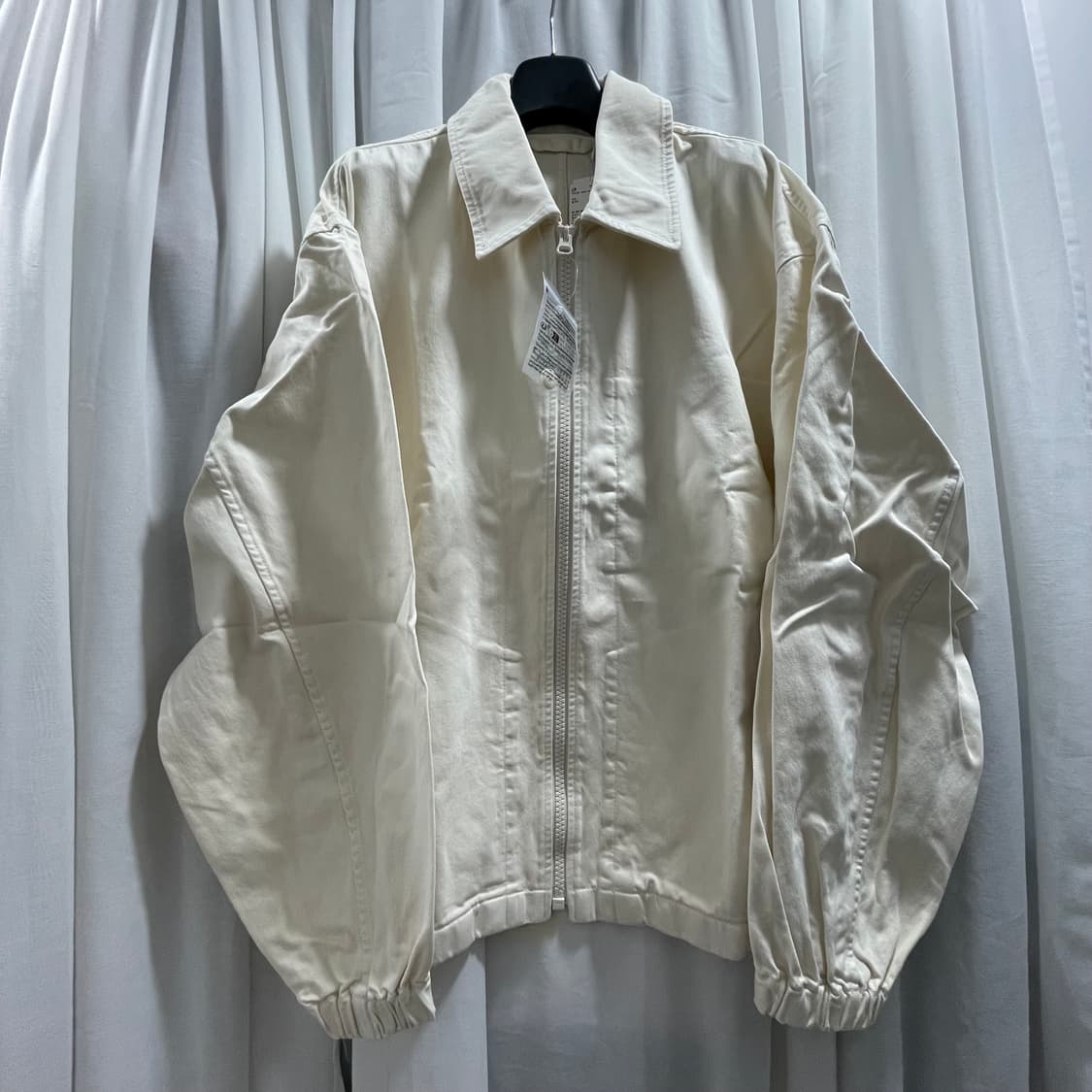 유니클로U/ 집업 블루종 오프화이트/ XXL 상품이미지5