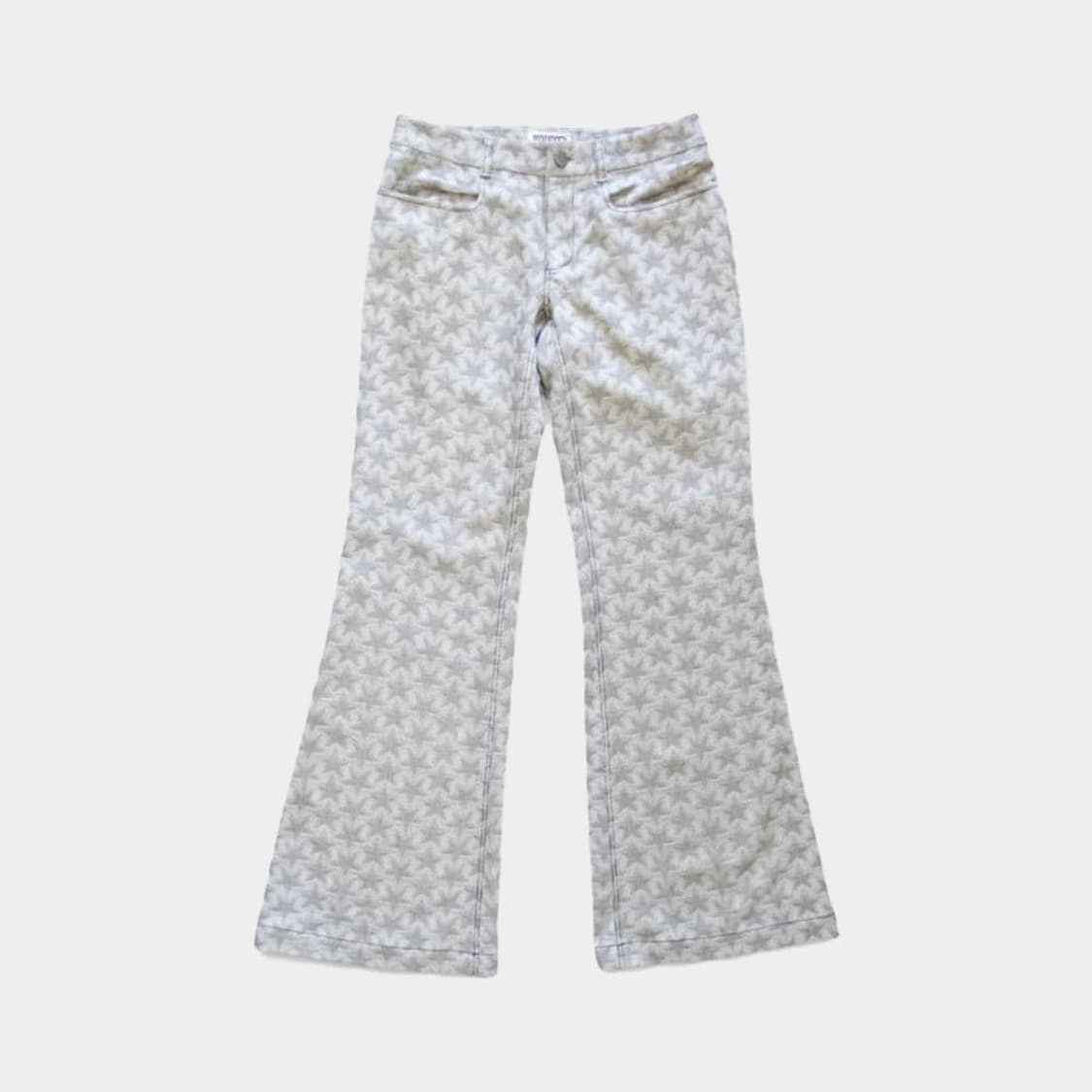 모자이크 소사이어티 GALA flare pants grey/beige 상품이미지1