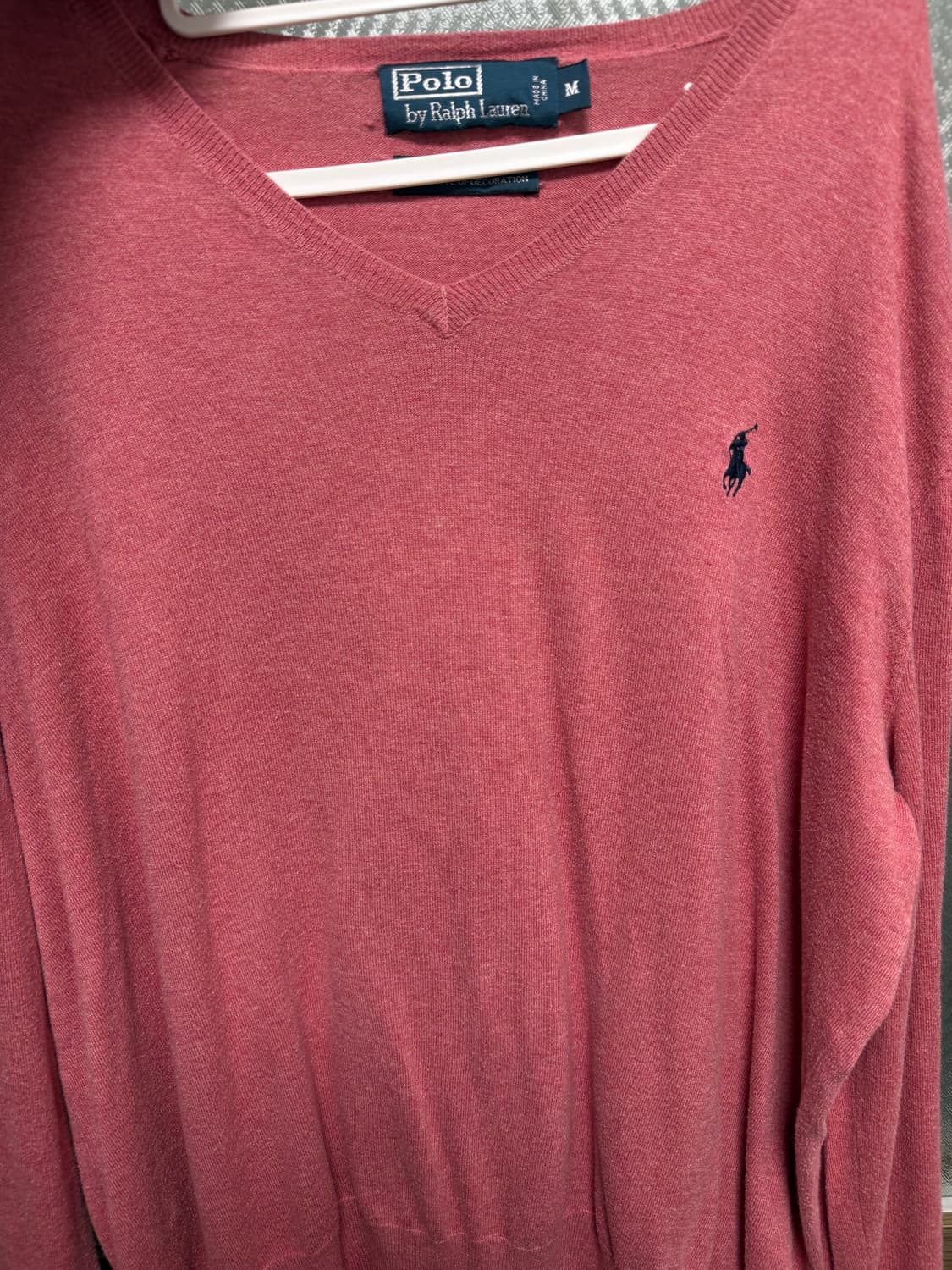 핑크 폴로 니트 상품이미지1