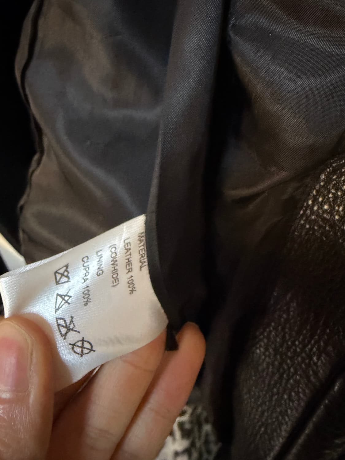 ekam 카우 레더 자켓 상품이미지6