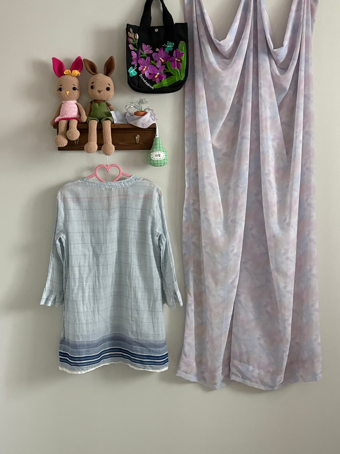 블루 블라우스 상품이미지3