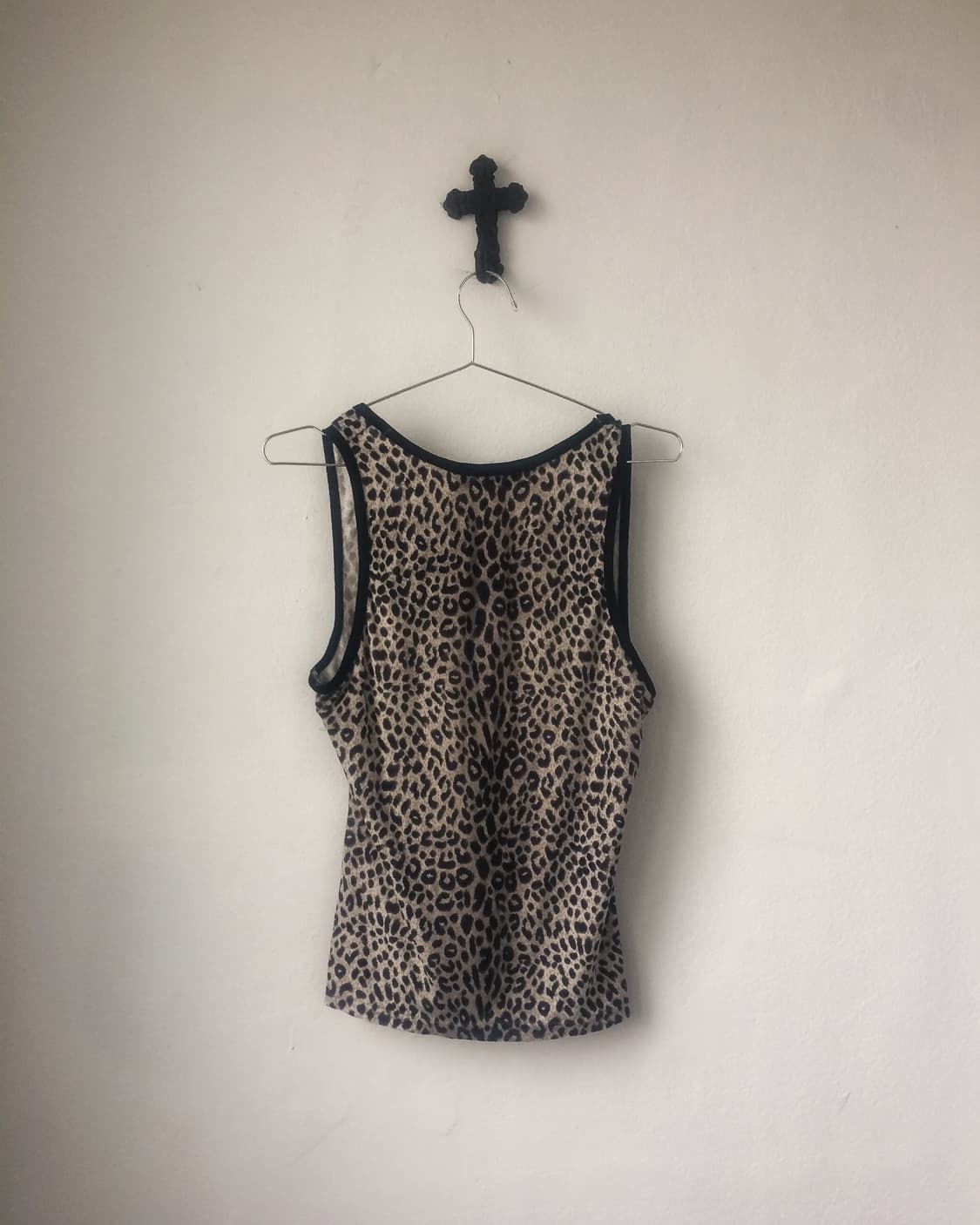 Lettering printing leopard pattern velve 상품이미지2