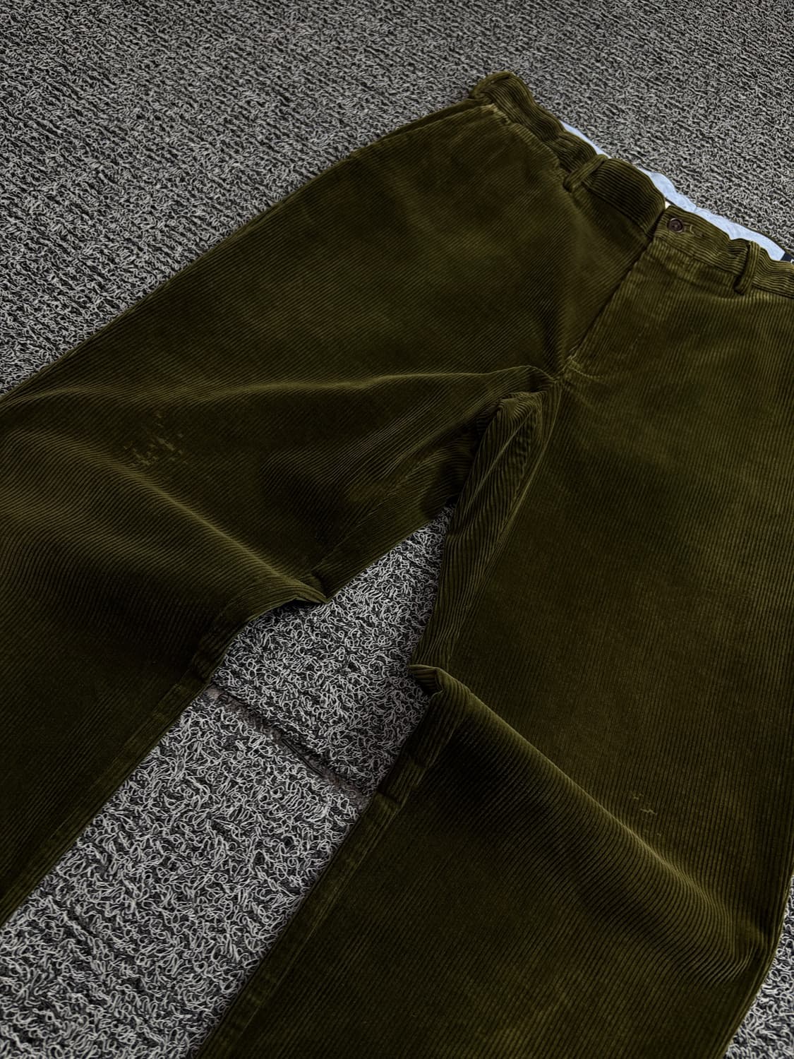 폴로 랄프로렌 신형 아메카지 코듀로이 와이드 팬츠 카키 1887 상품이미지3