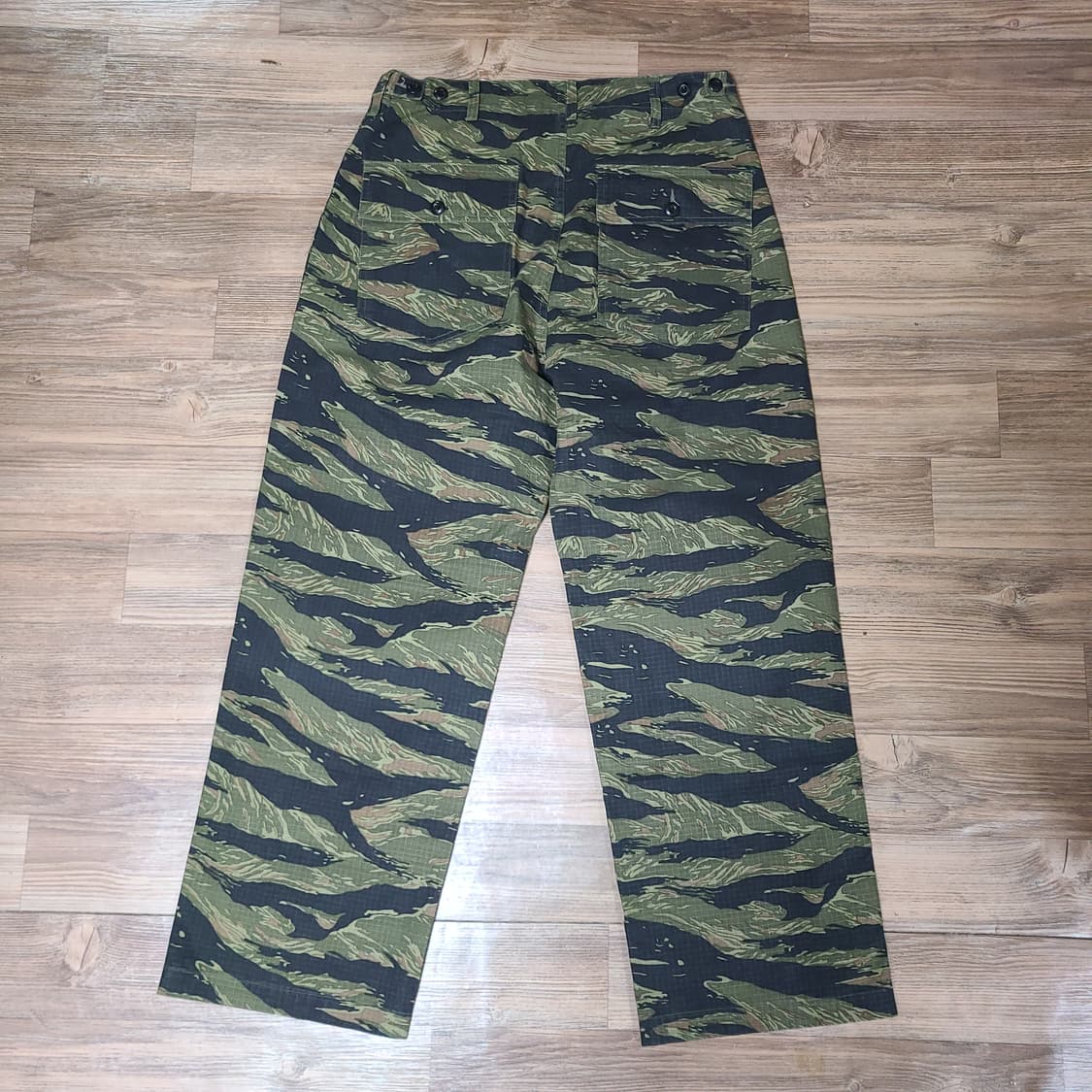 [M 새상품] 아웃스탠딩 퍼티그 카모 립스탑 팬츠 바지 상품이미지4