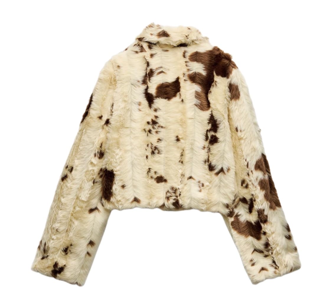 자라 애니멀 프린트 퍼자켓 상품이미지2