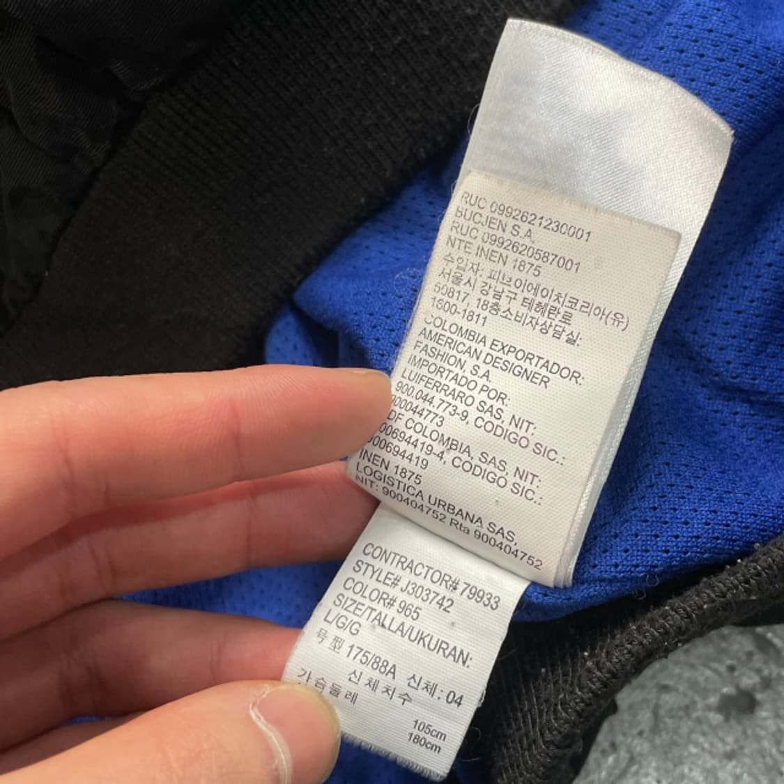 100 캘빈클라인 나일론 블루종 자켓 상품이미지4