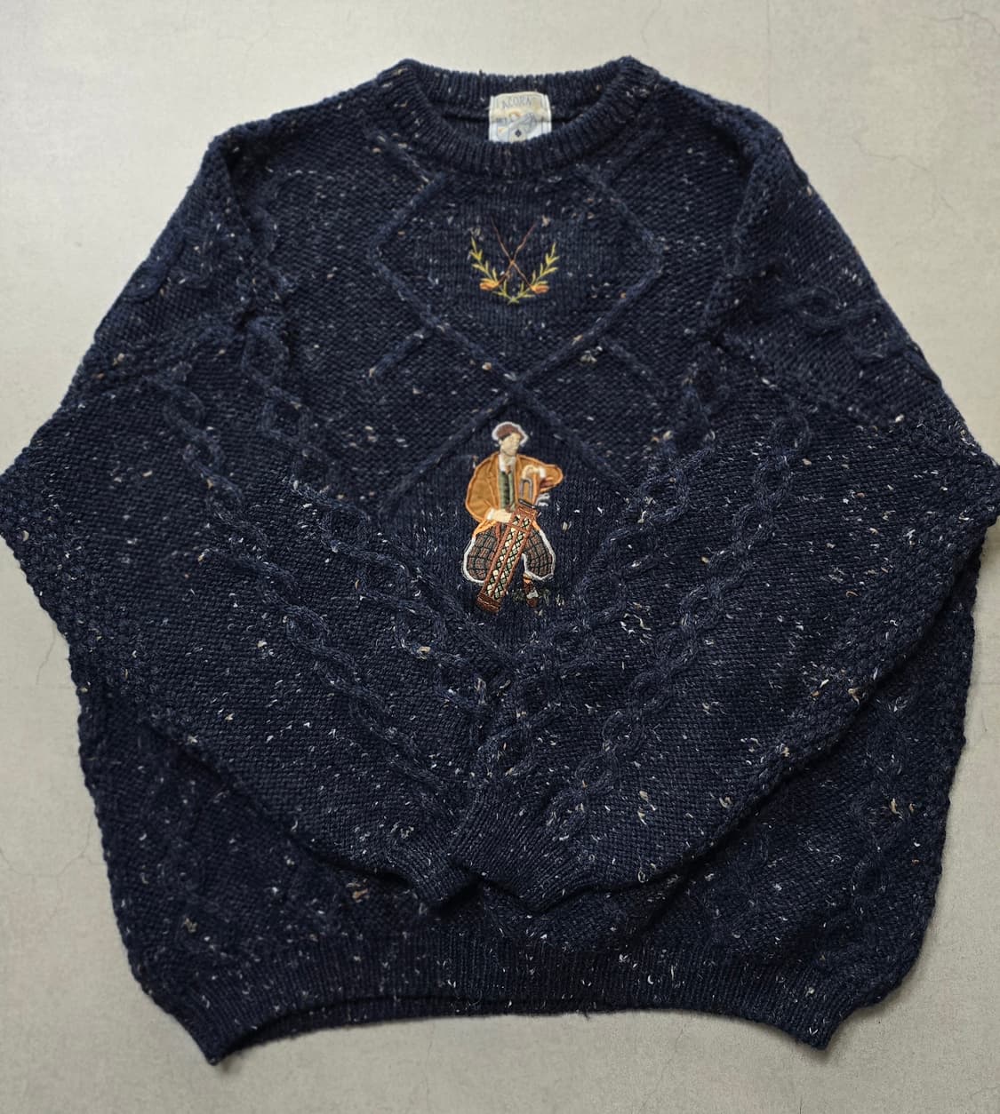 레어) 빈티지 영국 골프 울 니트  XL ~ XXL 상품이미지1