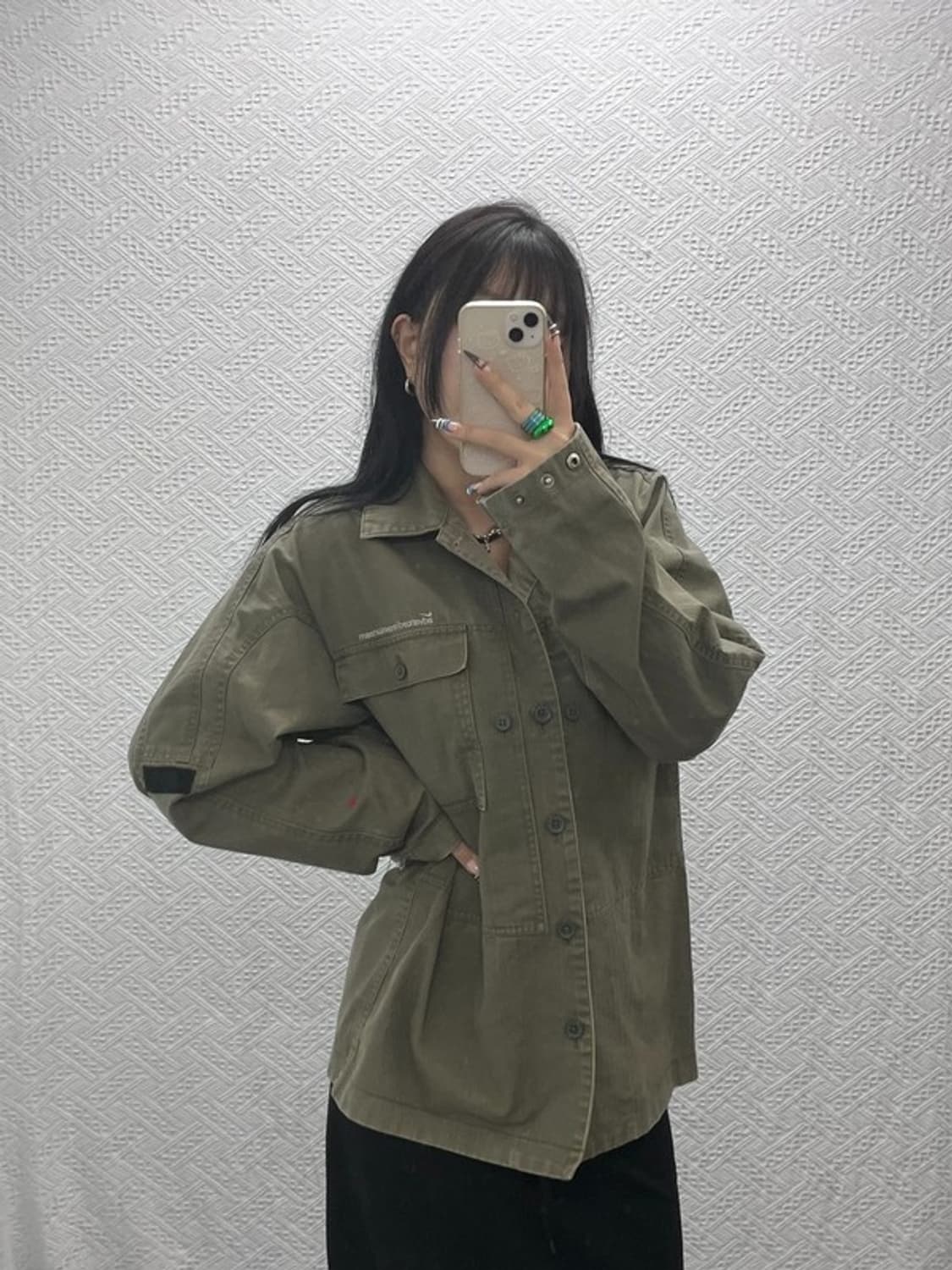 나이키 올드스쿨 빈티지 캐주얼 카라 워크 자켓 L C07941 상품이미지2