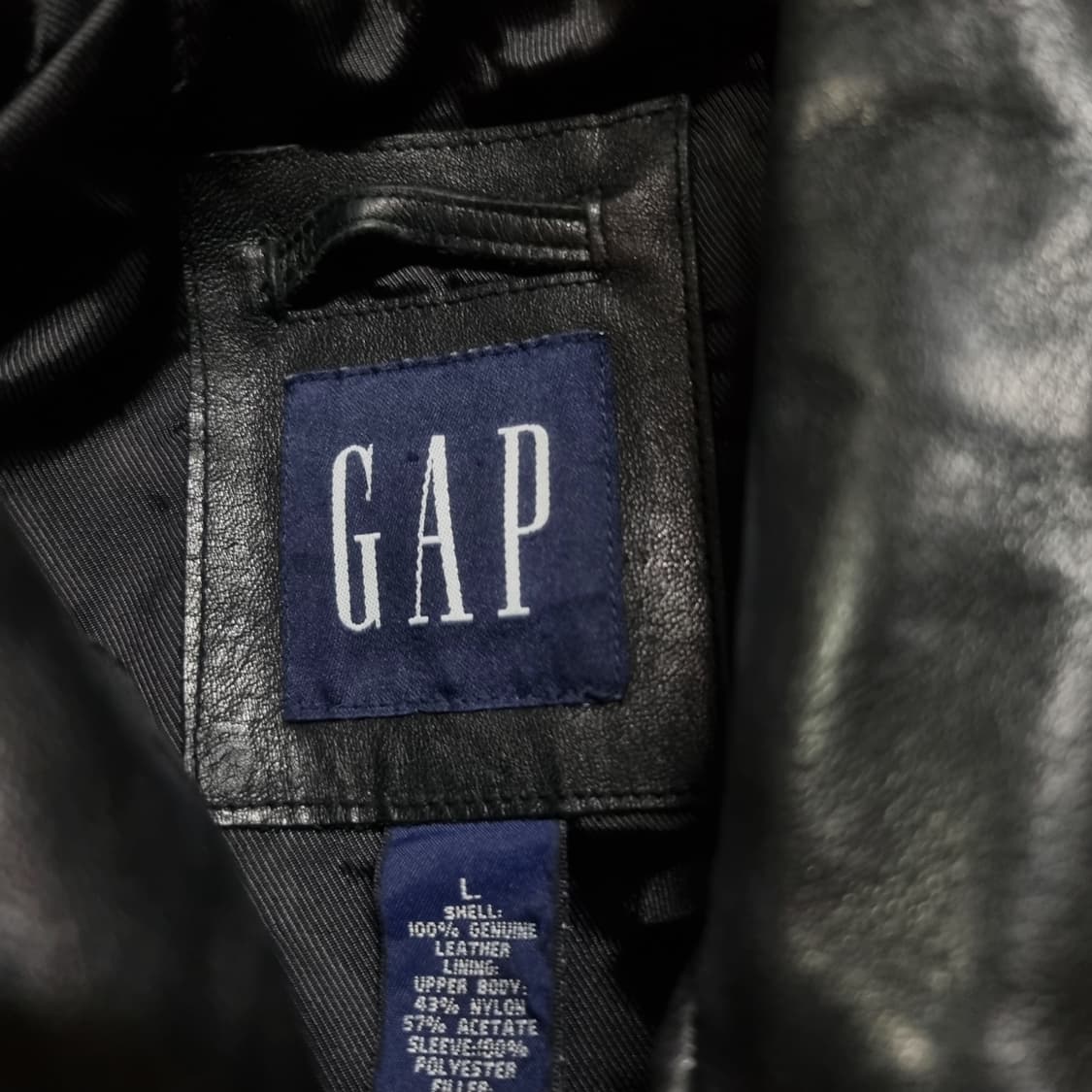 올드갭 카우라이드 레더자켓 L 상품이미지2