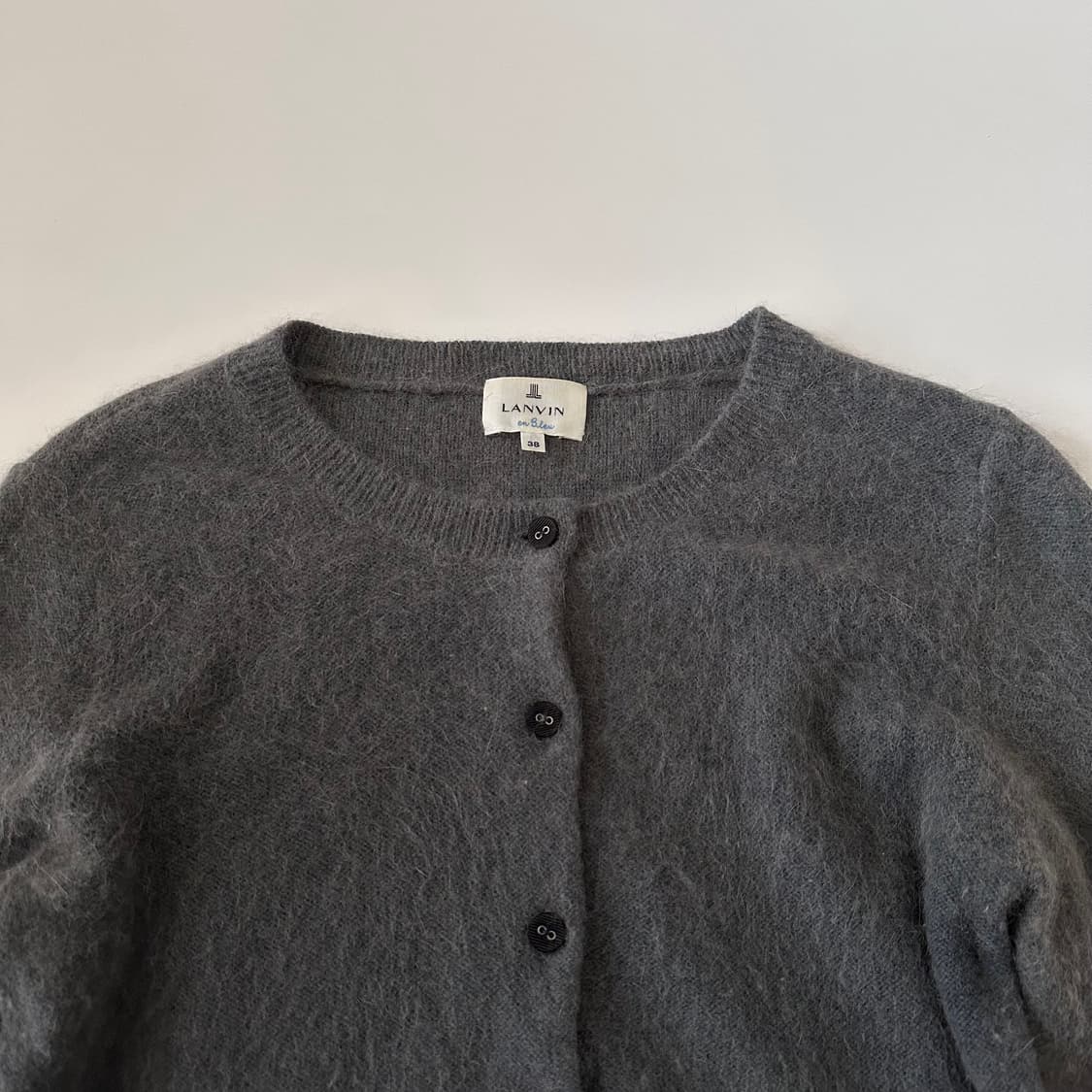 랑방 lanvin en blue 앙고라 가디건 상품이미지3