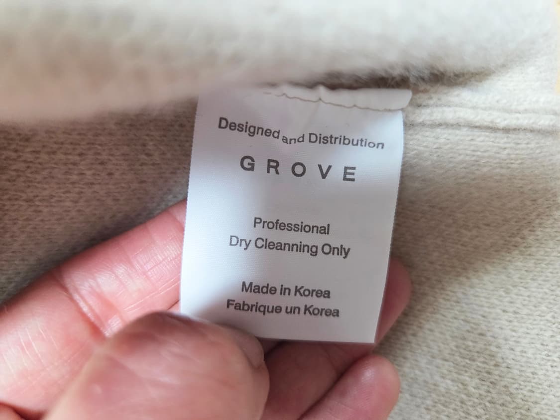 그로브(GROVE) 벨티드 가디건 프리사이즈 상품이미지5