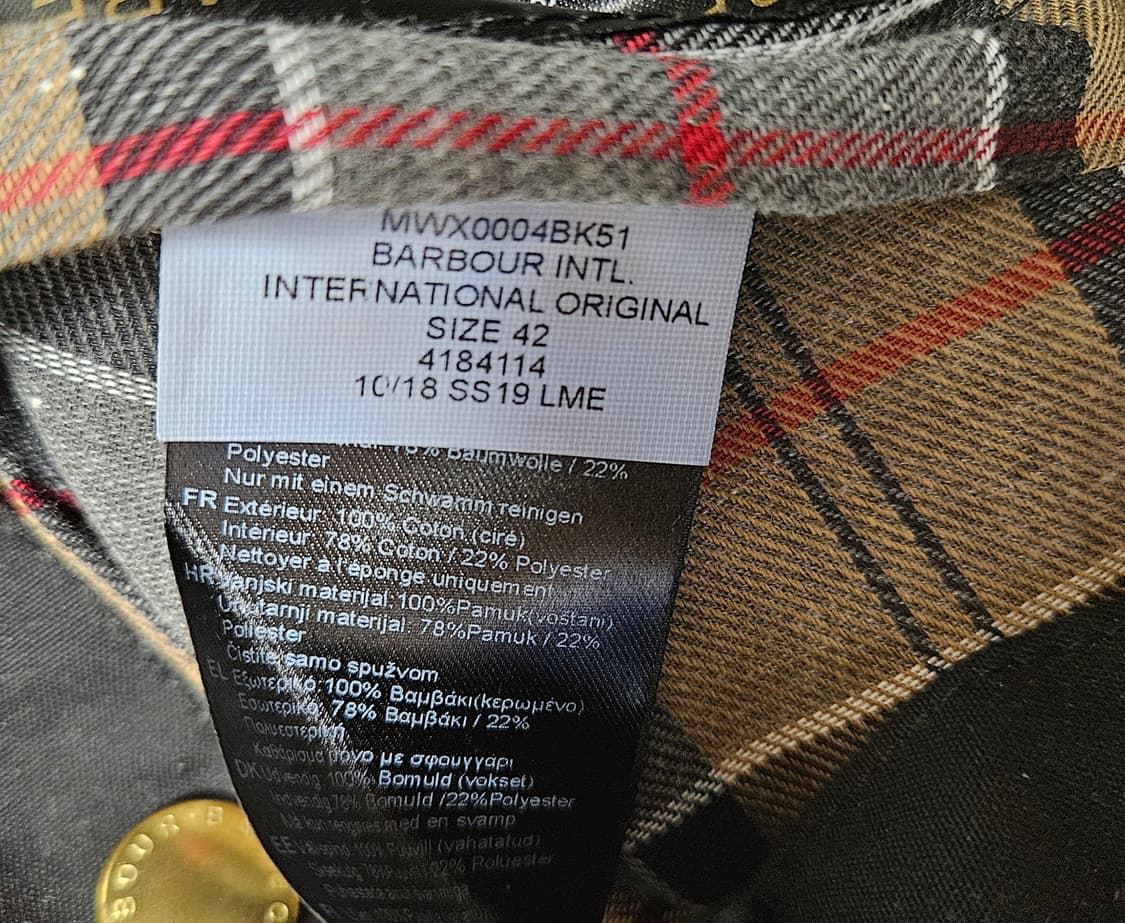 바버 인터네셔널 a7 42사이즈 상품이미지4