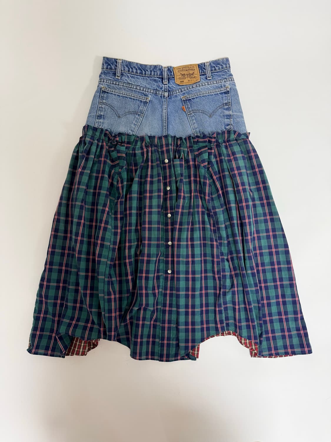 일본 빈티지 리메이크 스커트 상품이미지2