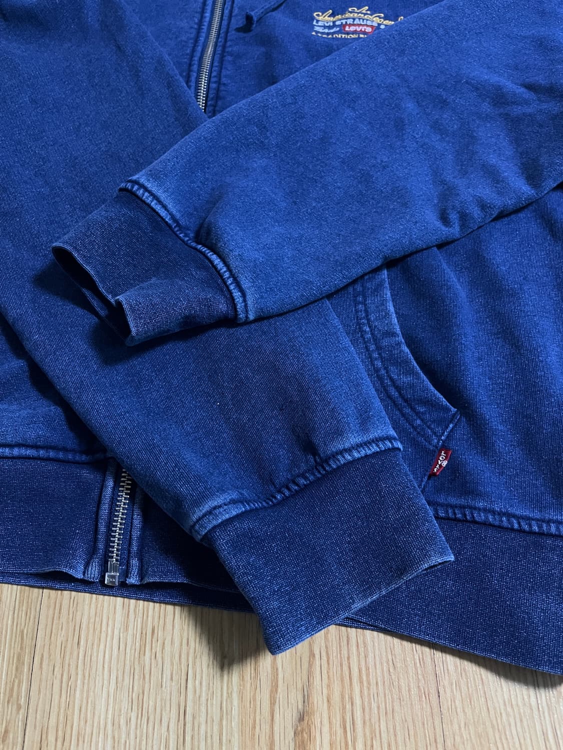 리바이스 웨스턴 후드집업 인디고 컬러 상품이미지4