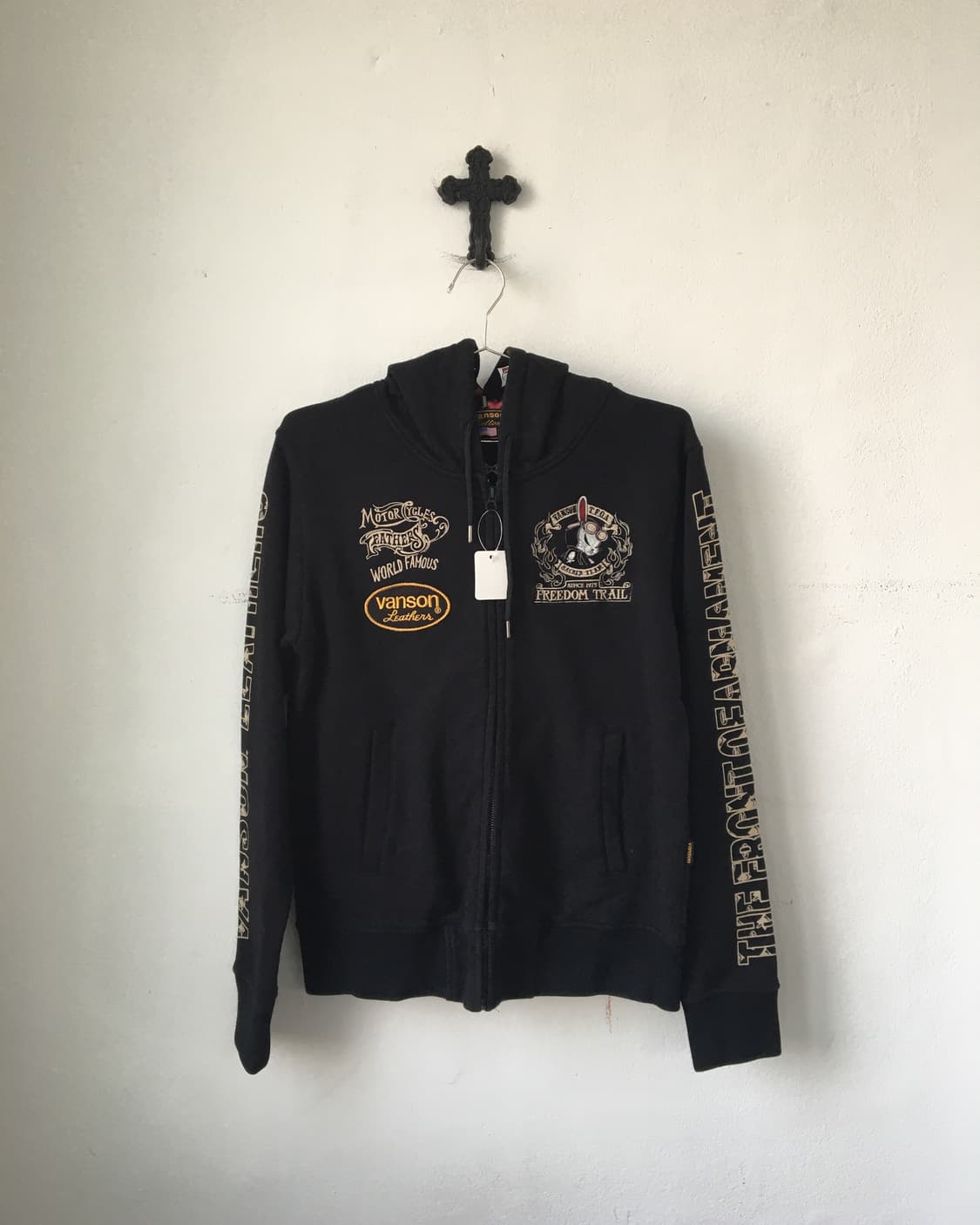 Vanson x tfoa hood zip up 상품이미지2