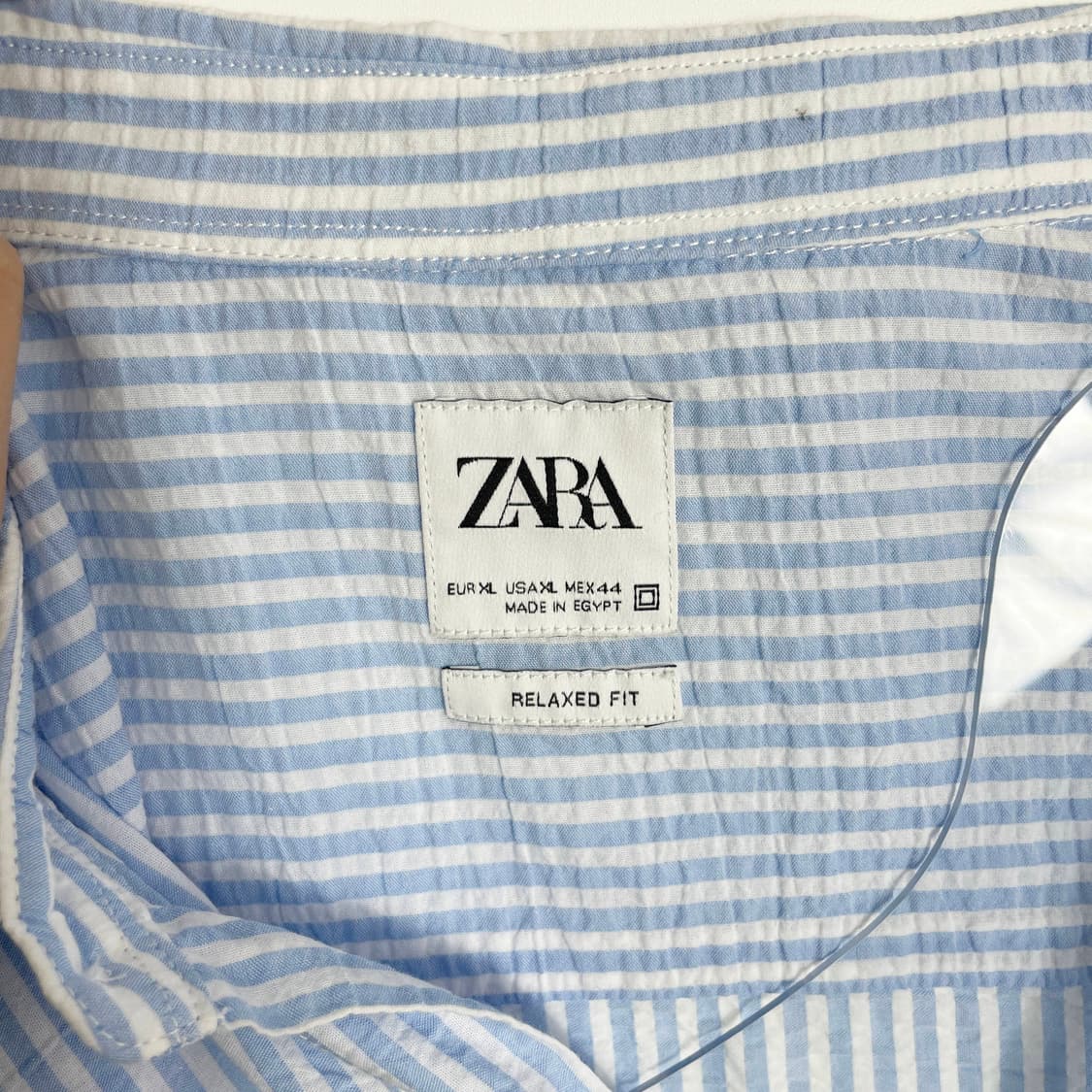 E2 자라 스트라이프 셔츠 XL사이즈 상품이미지4