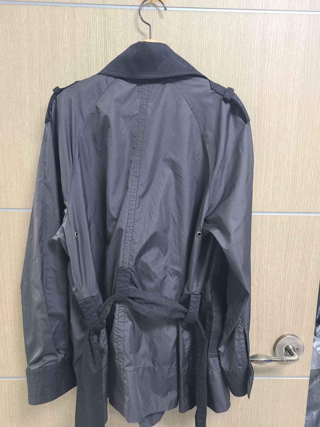 소니아 리키엘 블랙 숏 트렌치 코트 XS  상품이미지5