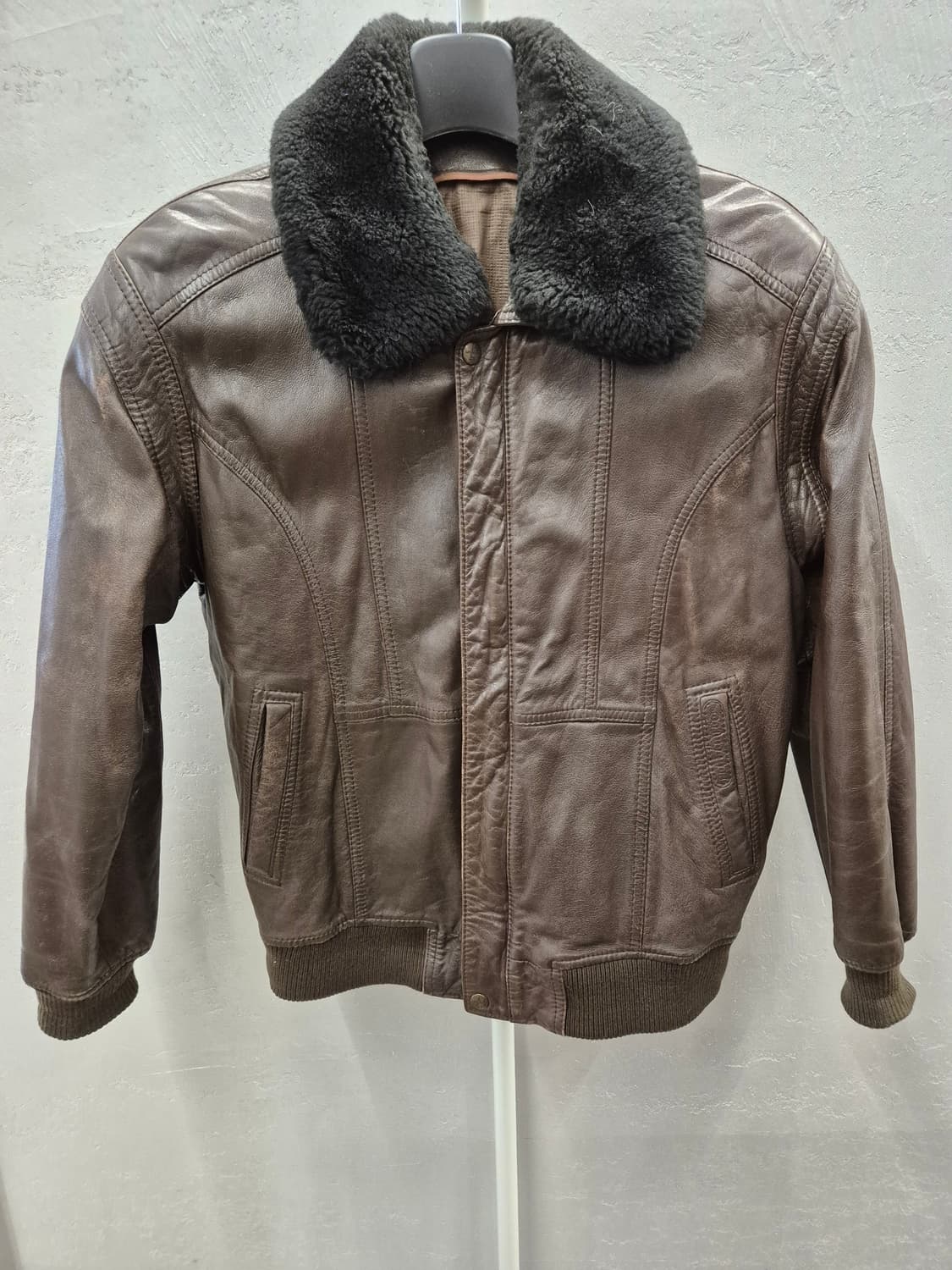 런던포그 양가죽 퍼카라 자켓 L 상품이미지2