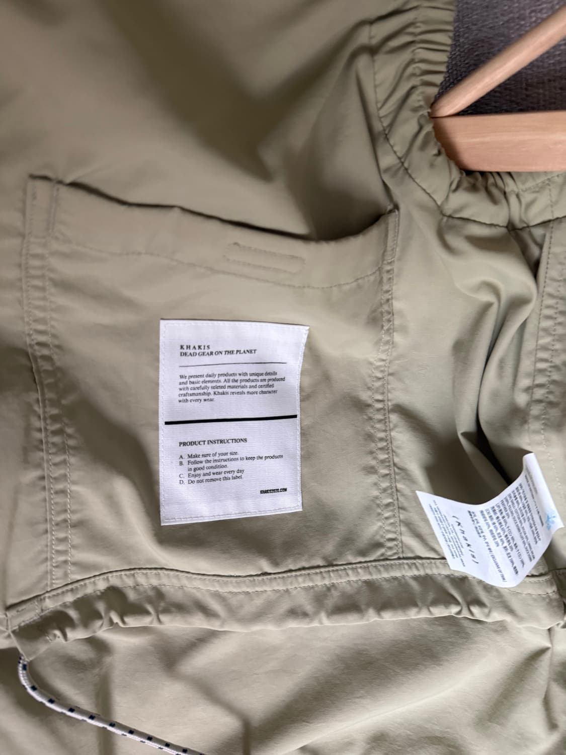 카키스 패딩조끼 2사이즈 Trail Down Vest Blue 상품이미지4