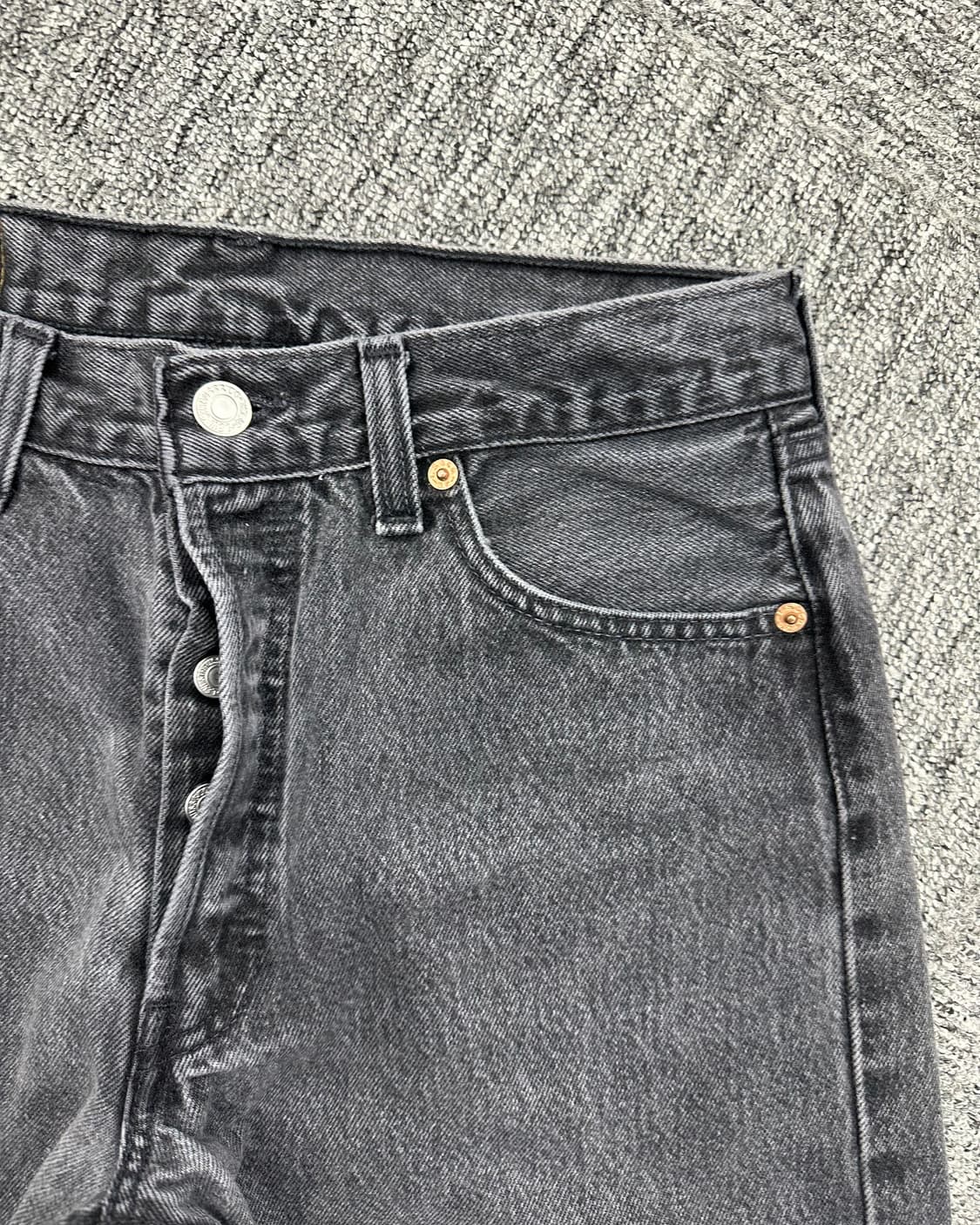 (허단36)00'S 리바이스 캐나다 501흑청-M1379 상품이미지4