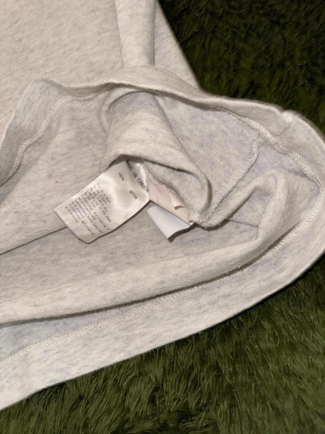 [L] 에임 레온 도르 텍스쳐드 로고 싱글 스티치 티셔츠 메란지 그레이 상품이미지7