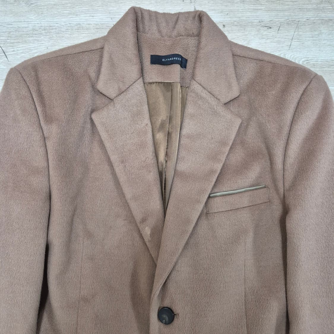 ELVANDRESS 엘반드레스 남성 싱글 체스터 코트 L(100) 상품이미지2