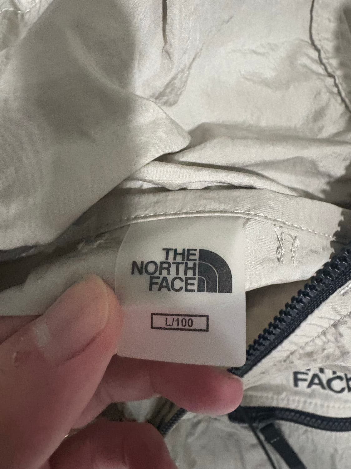 [L] 노스페이스 바람막이 베이지 상품이미지3