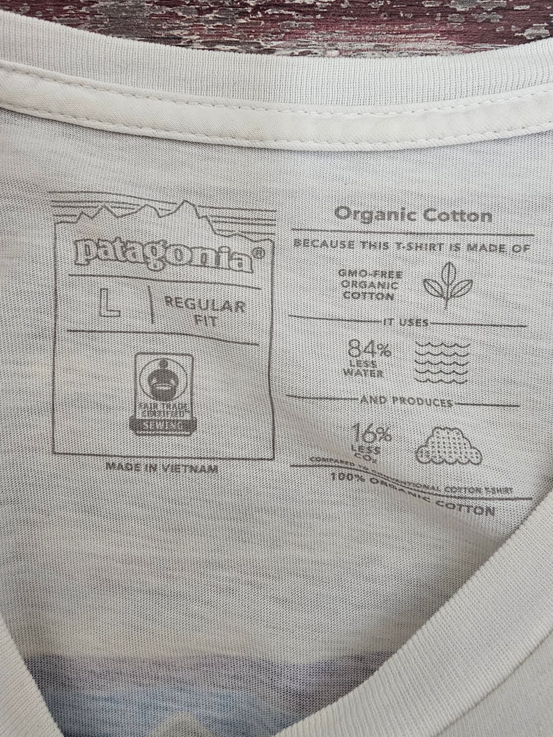 파타고니아 오가닉 코튼 반팔티셔츠 L 상품이미지3