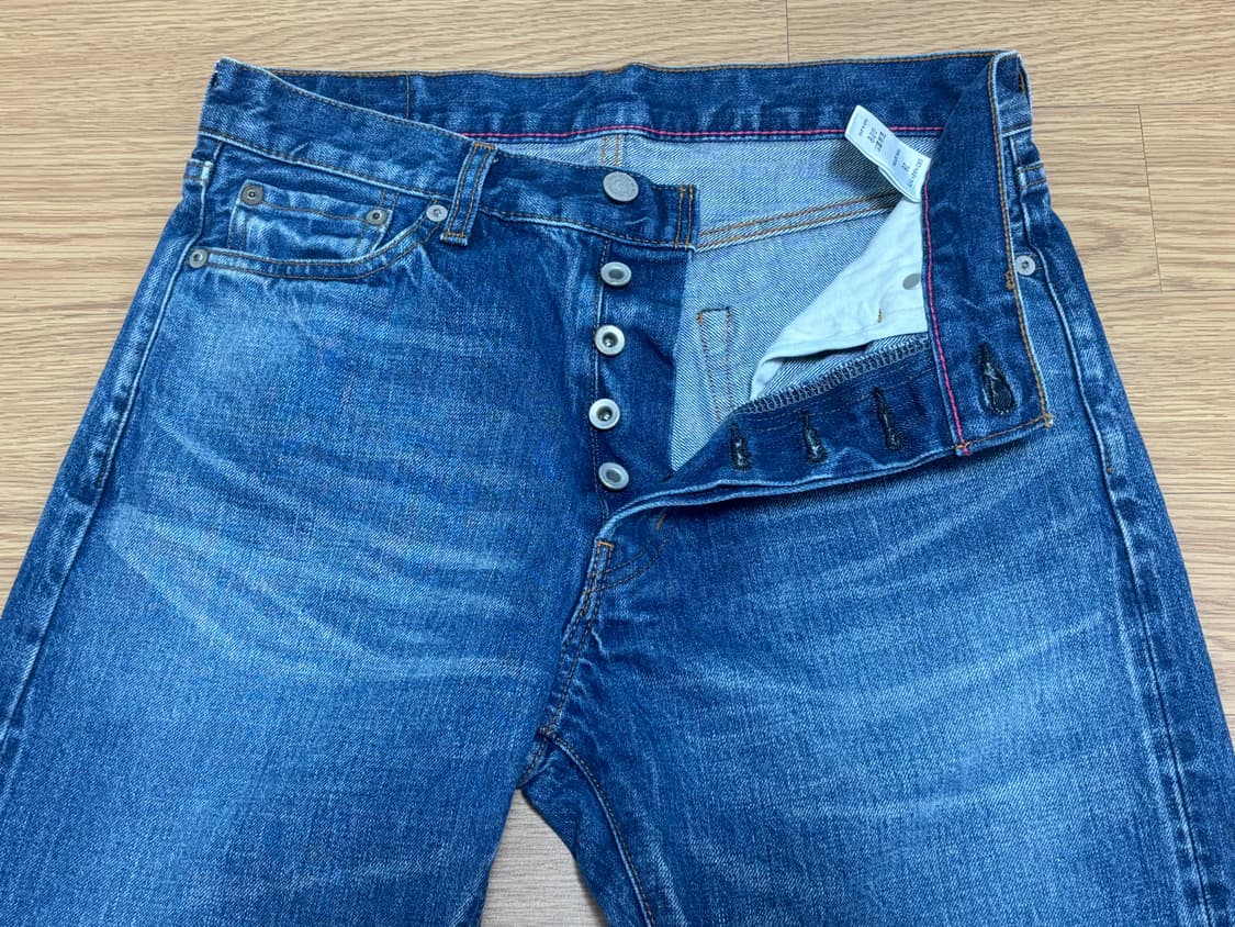 오디너리핏츠 셀비지 앵클 워싱데님팬츠 28사이즈 상품이미지6