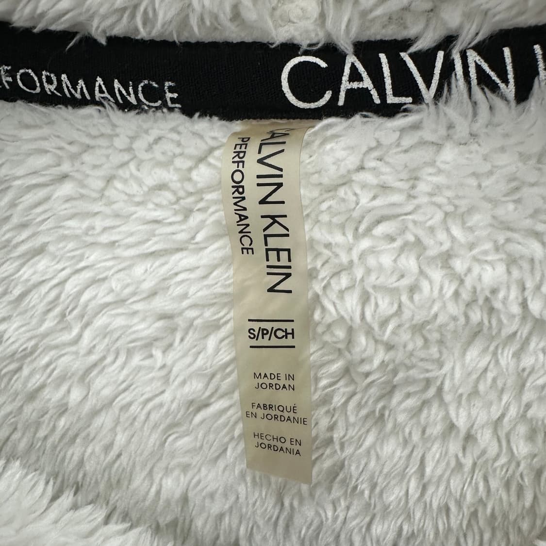 90 캘빈클라인 여자 루즈핏 털 후리스 후드집업 상품이미지3