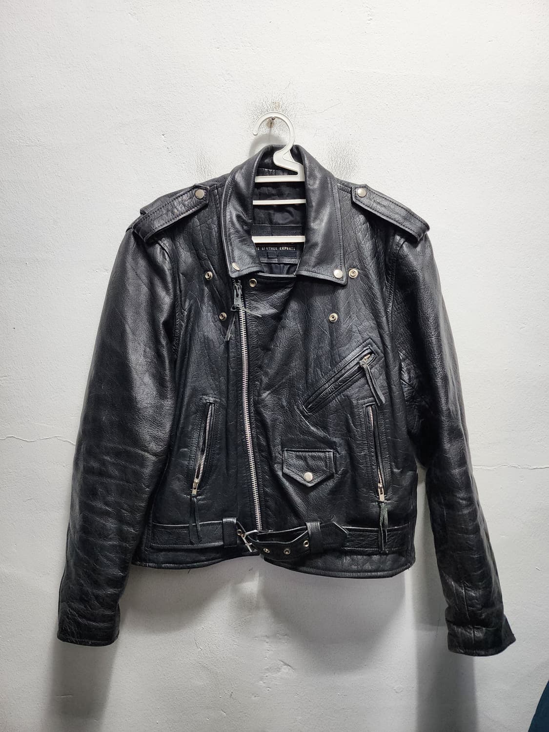 윌슨레더 헤비웨이트 소가죽 라이더자켓  상품이미지2