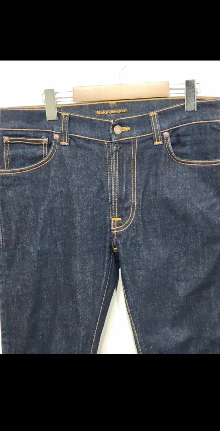 (32) 누디진 린딘 청바지 진청 스판 데님팬츠 슬림핏  상품이미지2