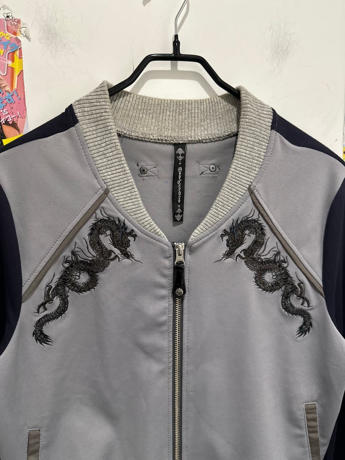 Ozz Croce Grey Oriental Zip-Up  상품이미지2