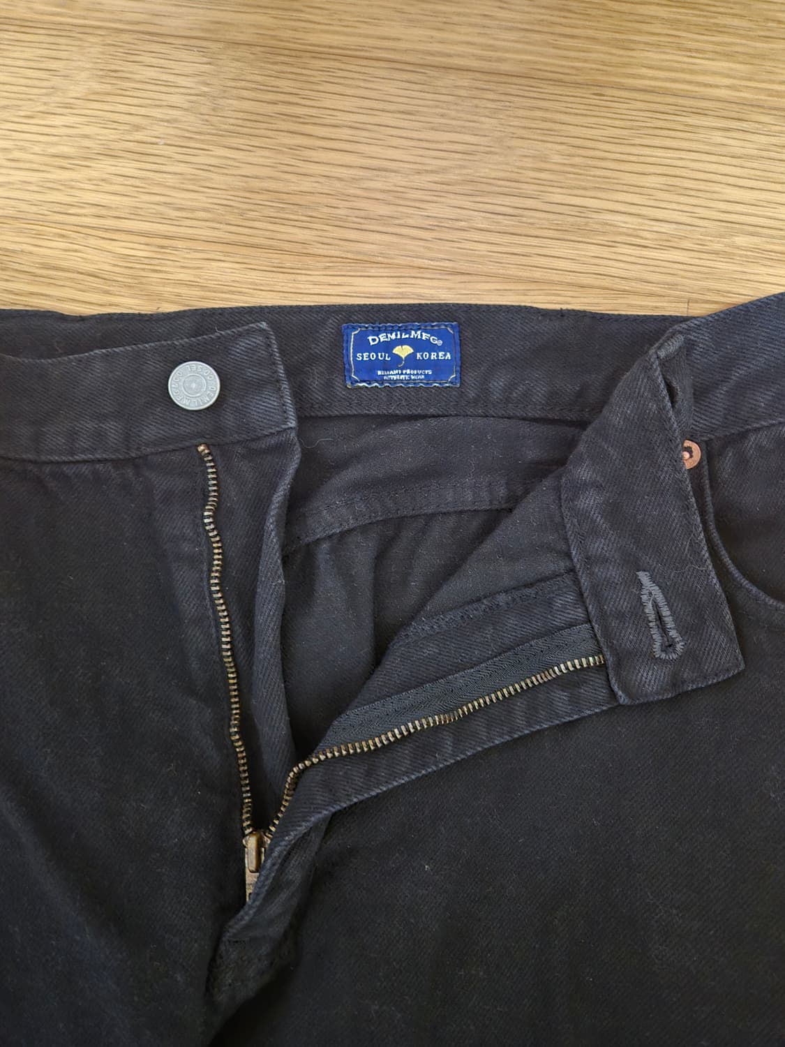 데밀 블랙 셀비지 상품이미지2