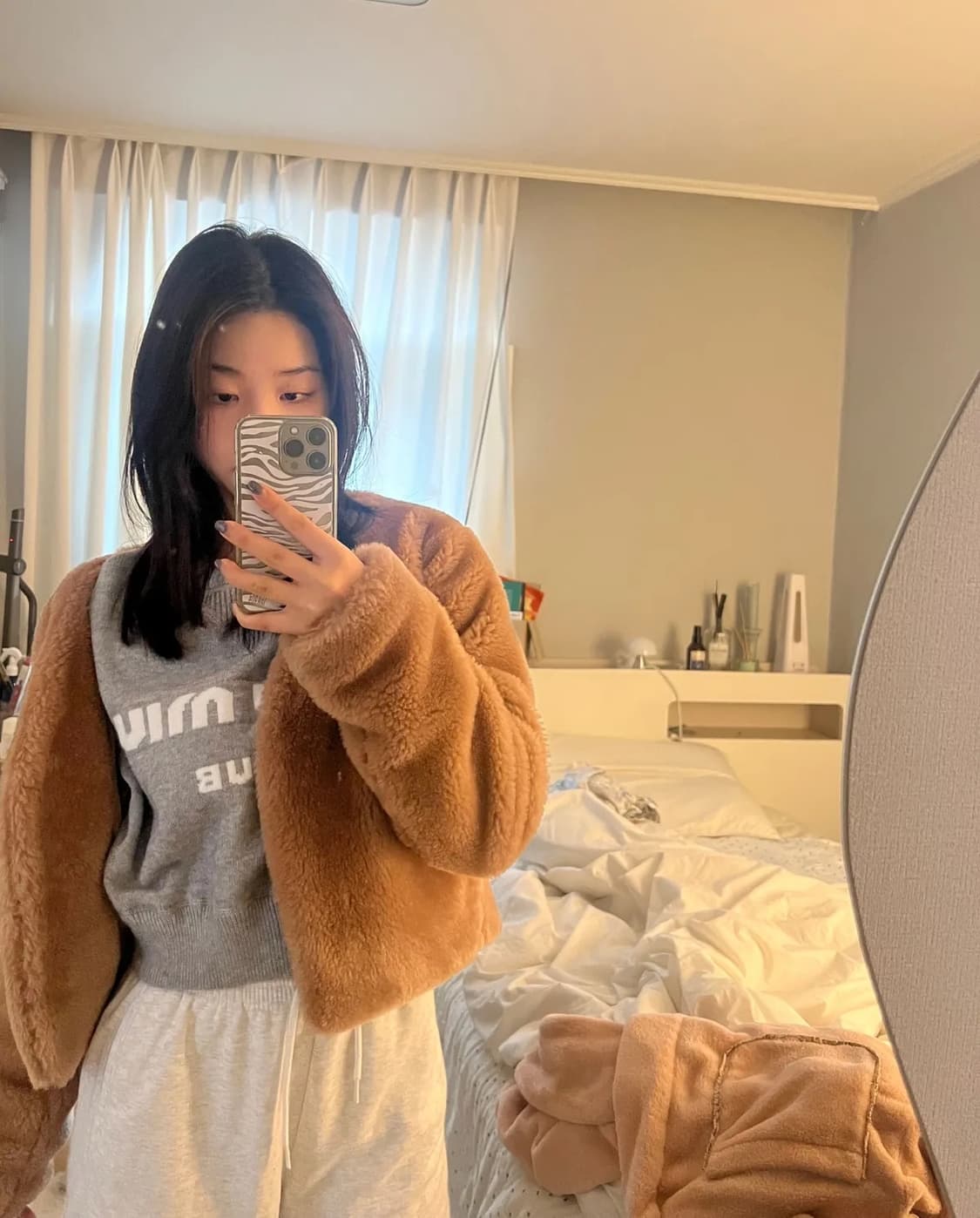 소프트서울 미니 소프트 퍼자켓 상품이미지3