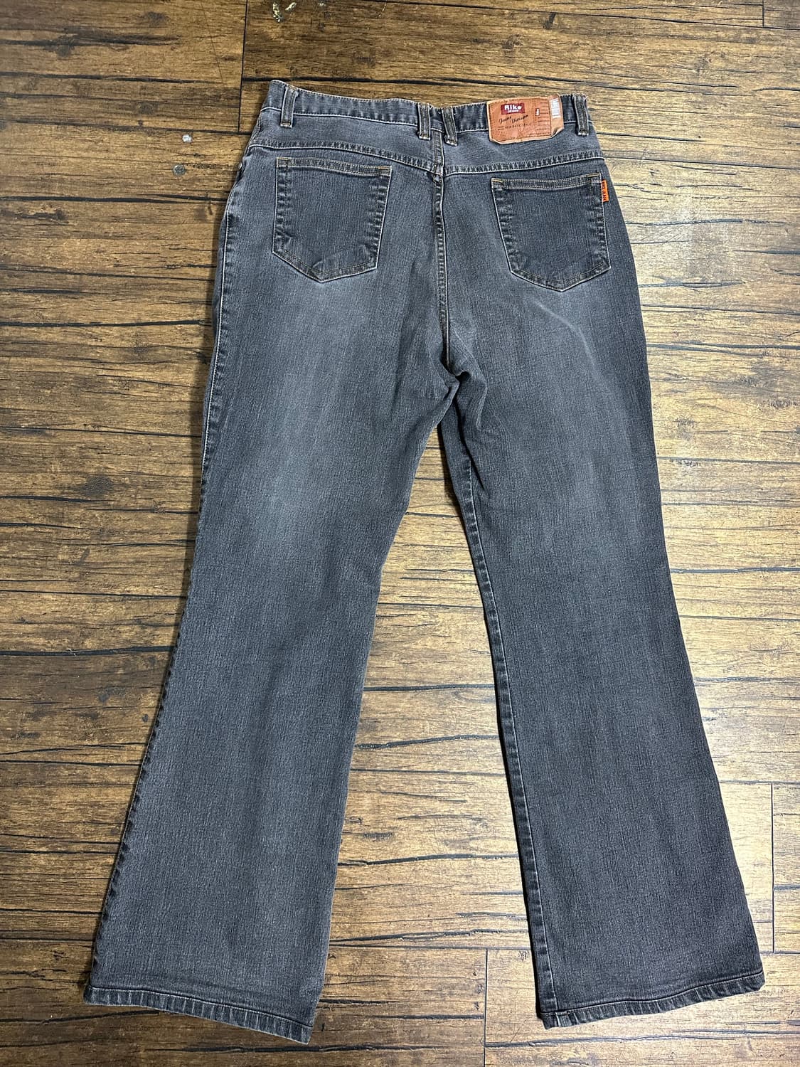 Rike Jeans빈티지Y2K 플라워 자수 흑청 부츠컷 데님 32 상품이미지5