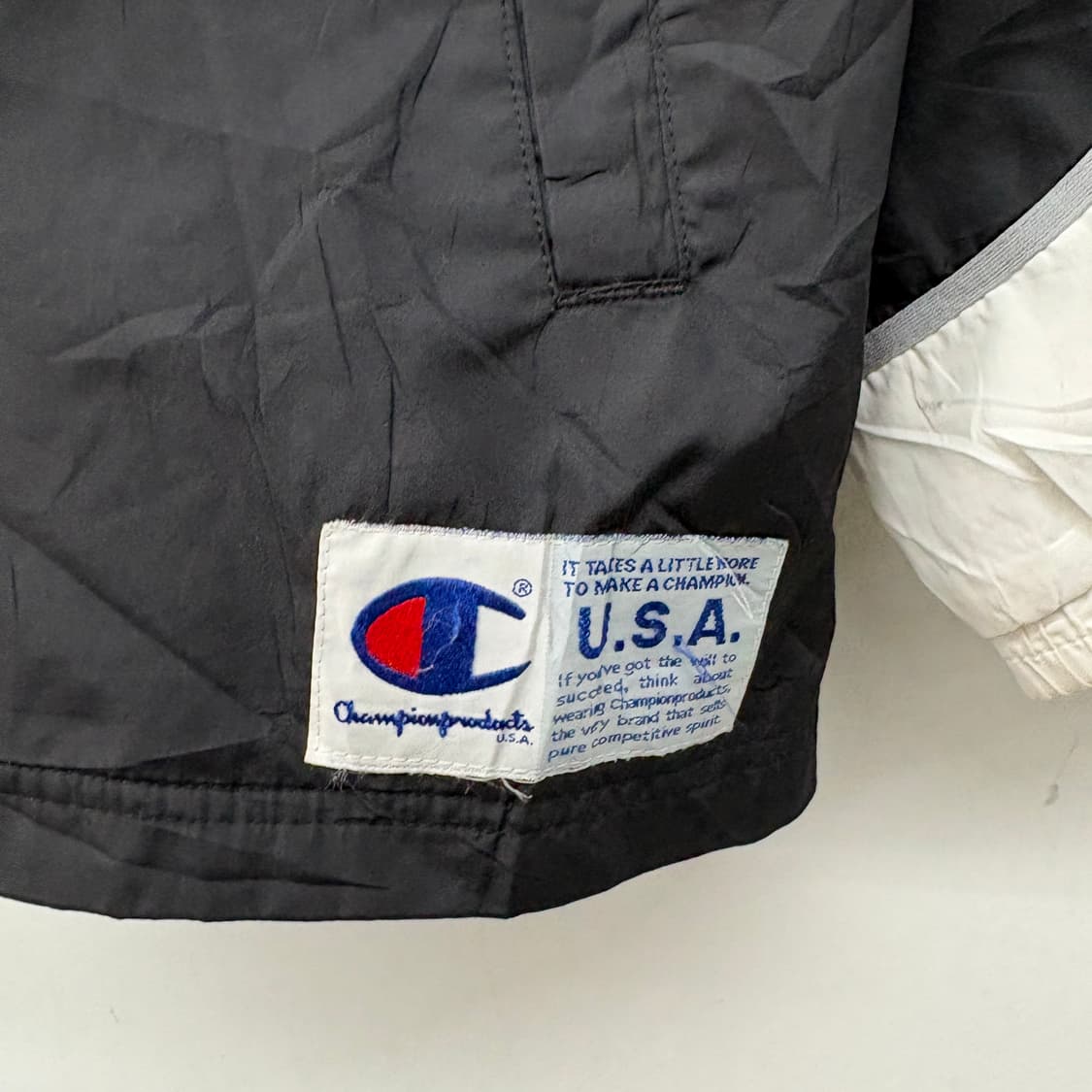 챔피온 배색 바람막이 집업 남m 상품이미지3