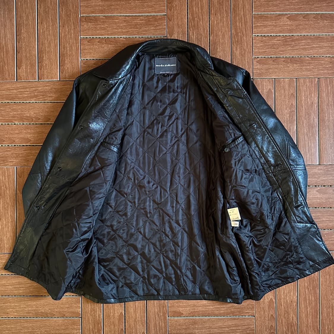 Moda italiana sheep-skin leather coat 상품이미지3