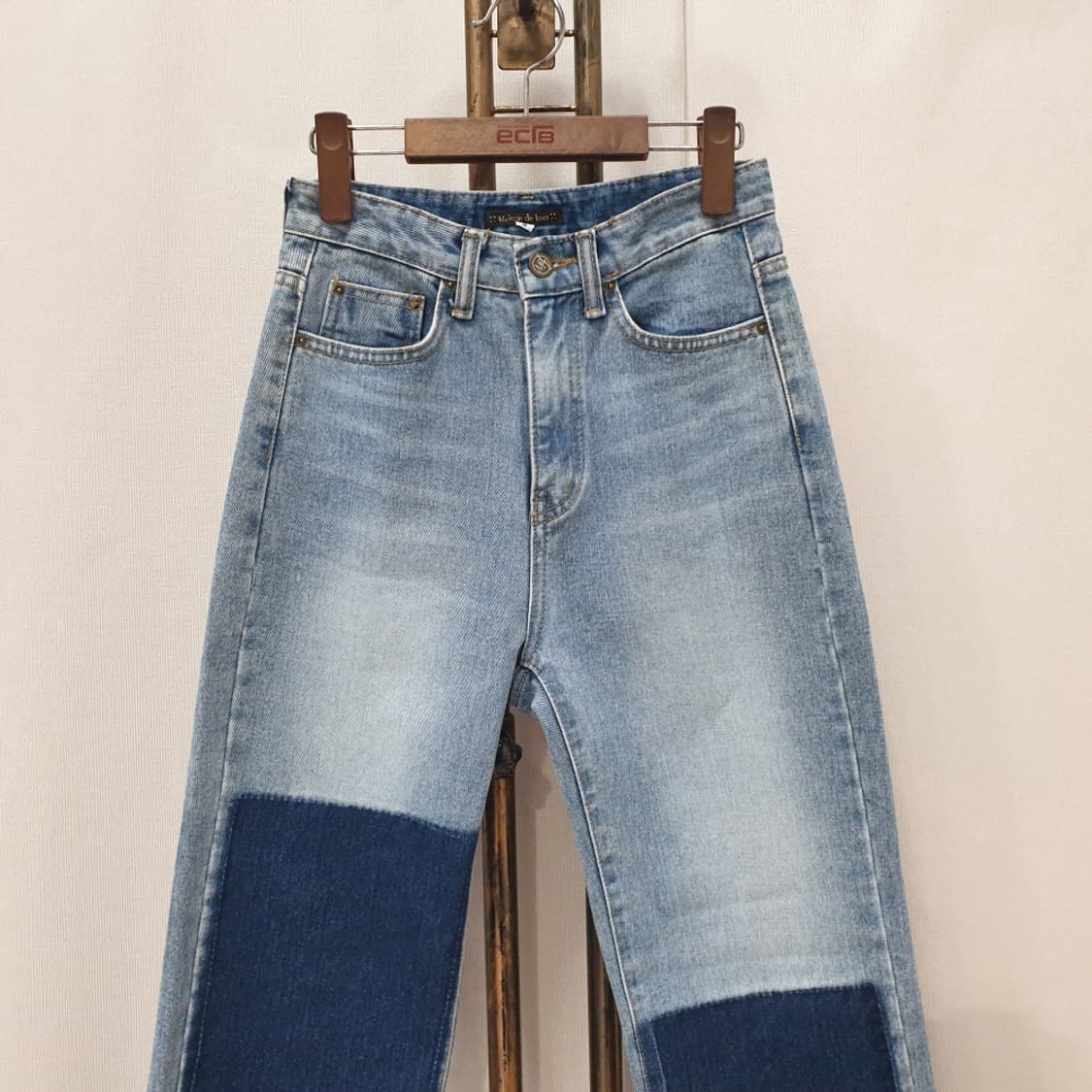 메종드이네스 컬러블록 청바지 S(24) 상품이미지2