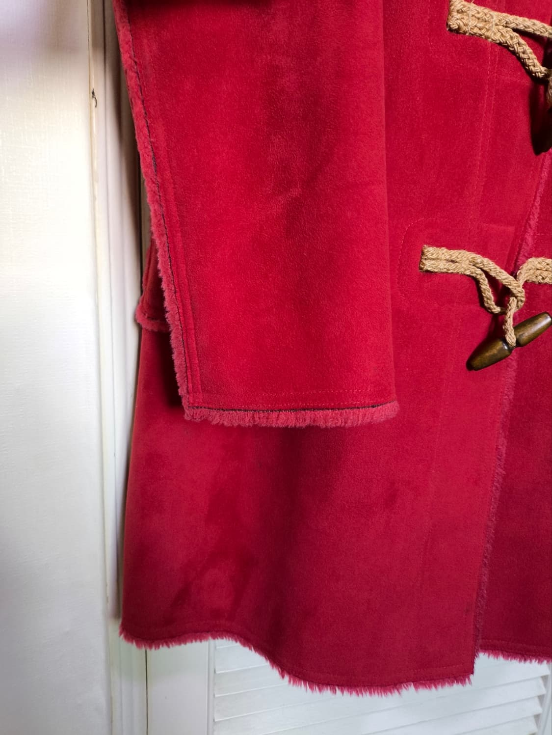 90 떡볶이코트 레드 상품이미지3