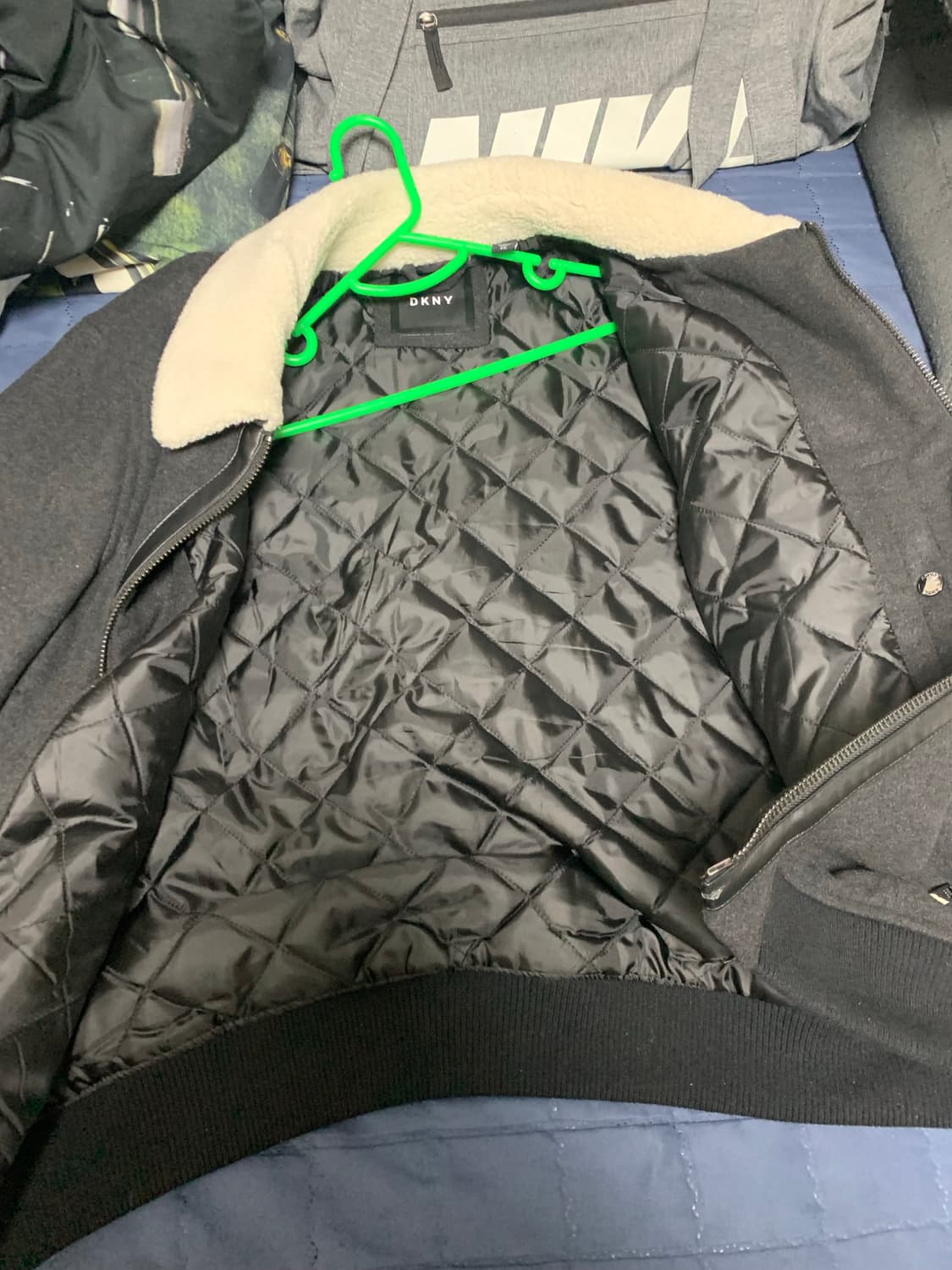 DKNY 쉐르파 카라 율 재킷 XL 상품이미지4