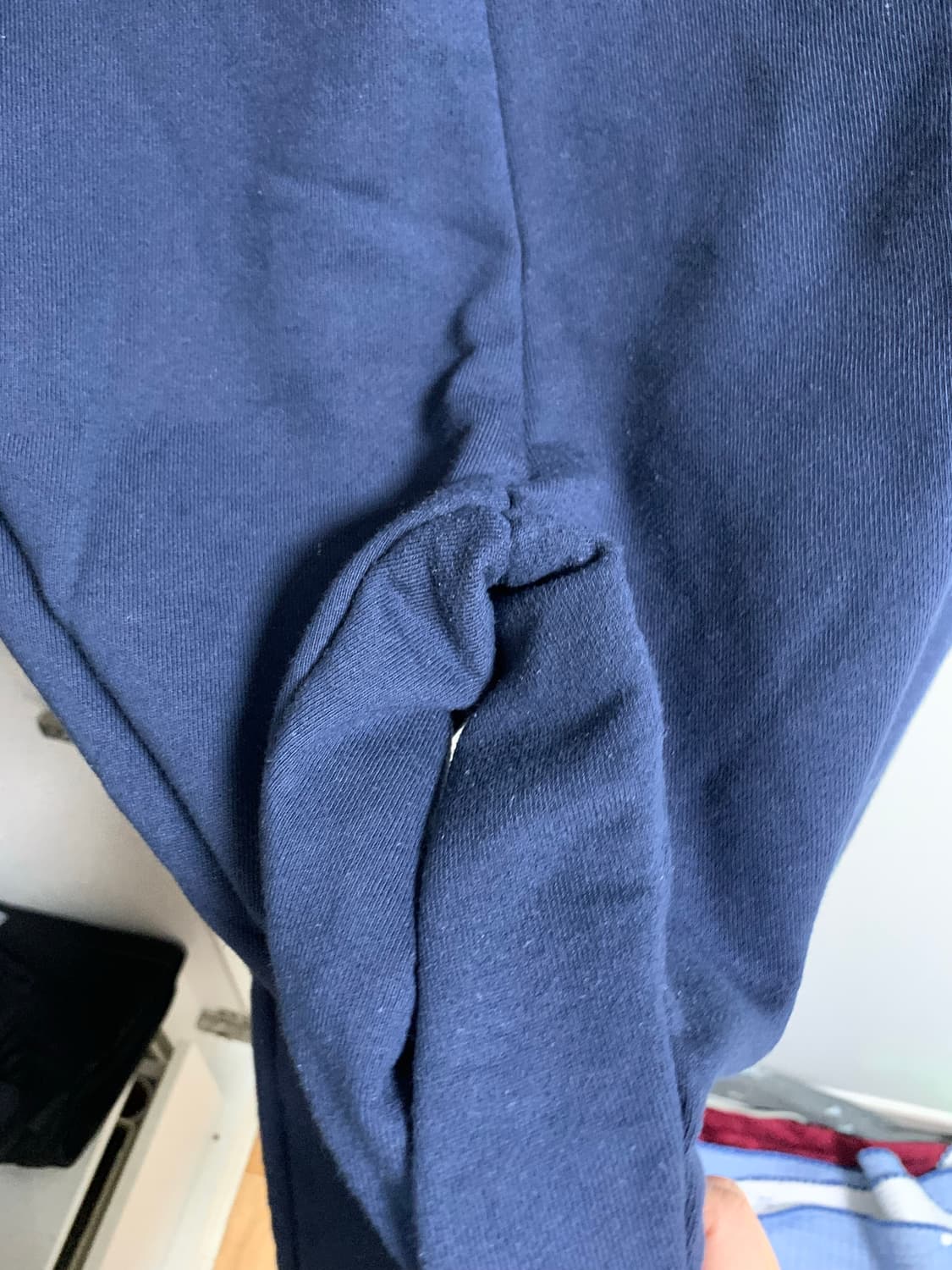 애프터먼데이 스웻팬츠 네이비/브라운 일괄 상품이미지4