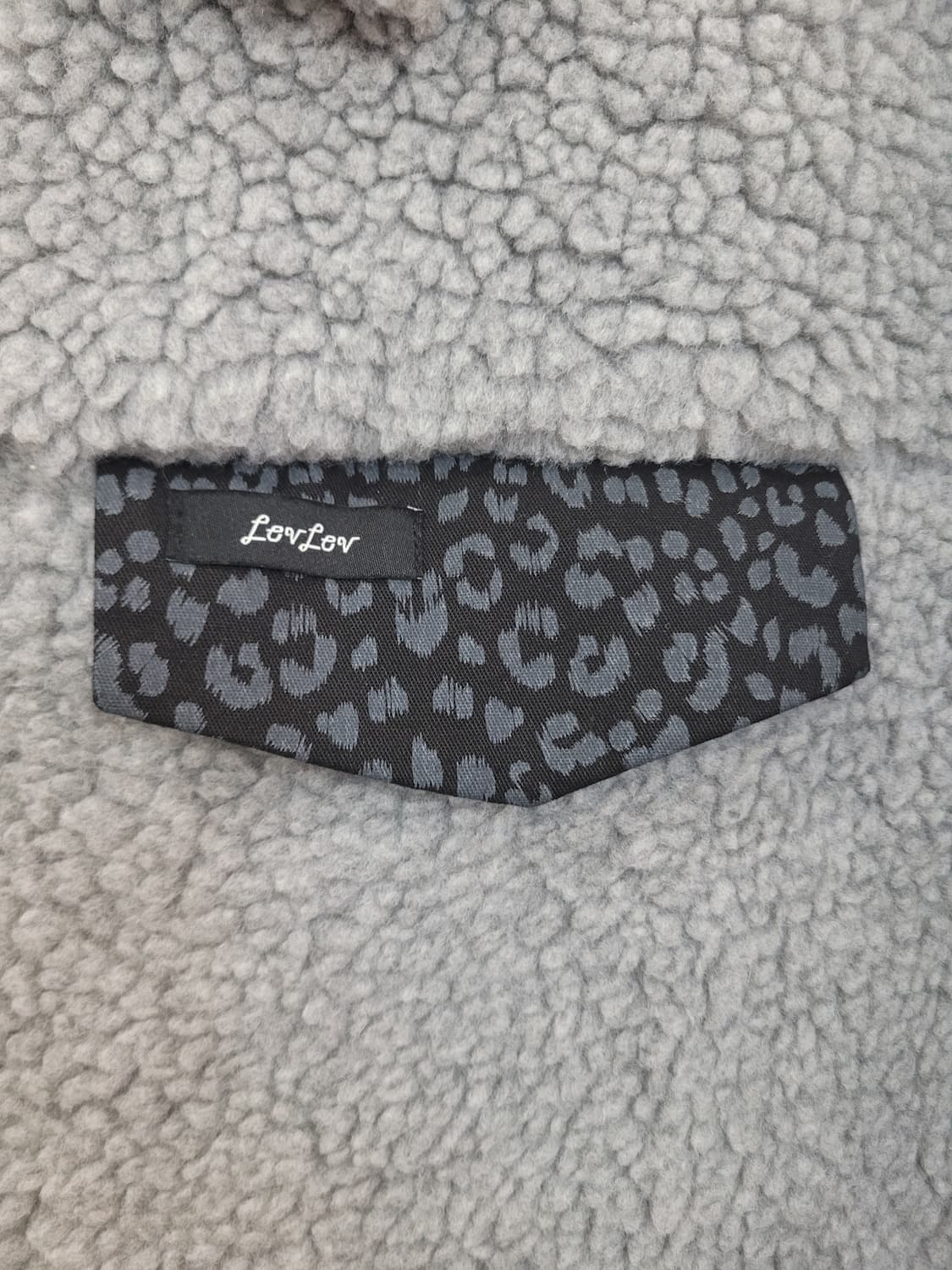 로브로브서울 LovLov 그레이 롱테디 퍼점퍼 뽀글이 롱코트 55~66반 상품이미지4