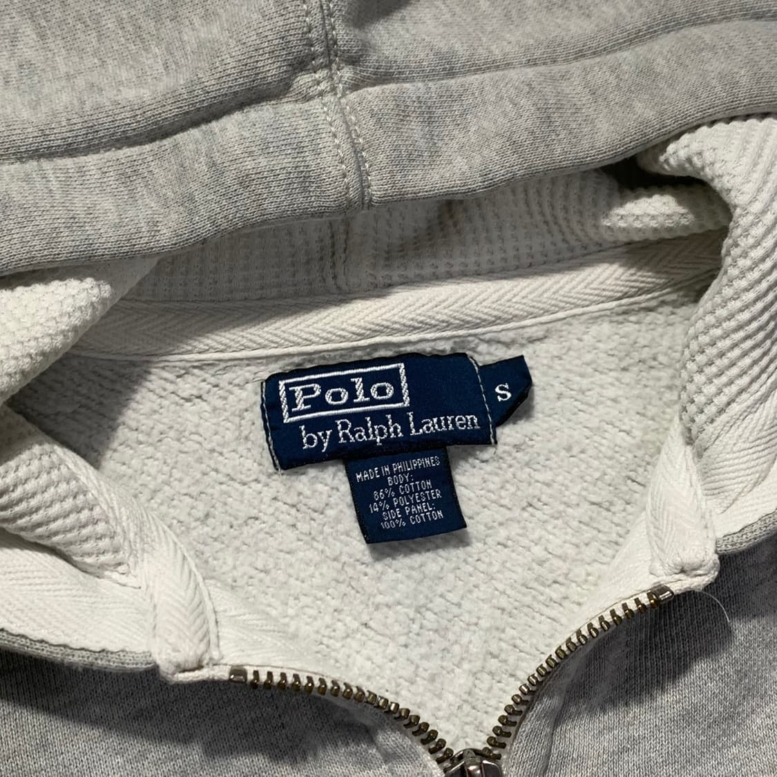 폴로 써멀 그레이 후드집업 상품이미지4
