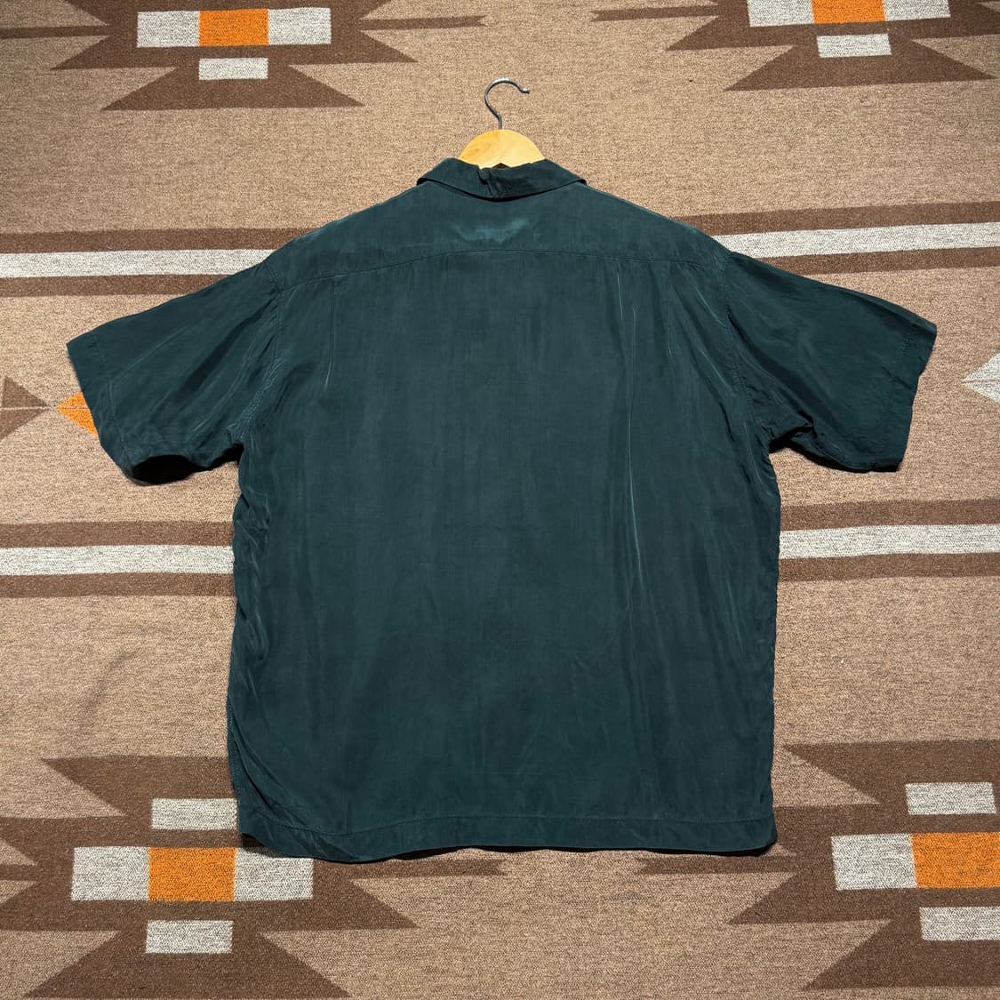 커스텀멜로우 레이온 반팔 셔츠 L 인견 실크 상품이미지4